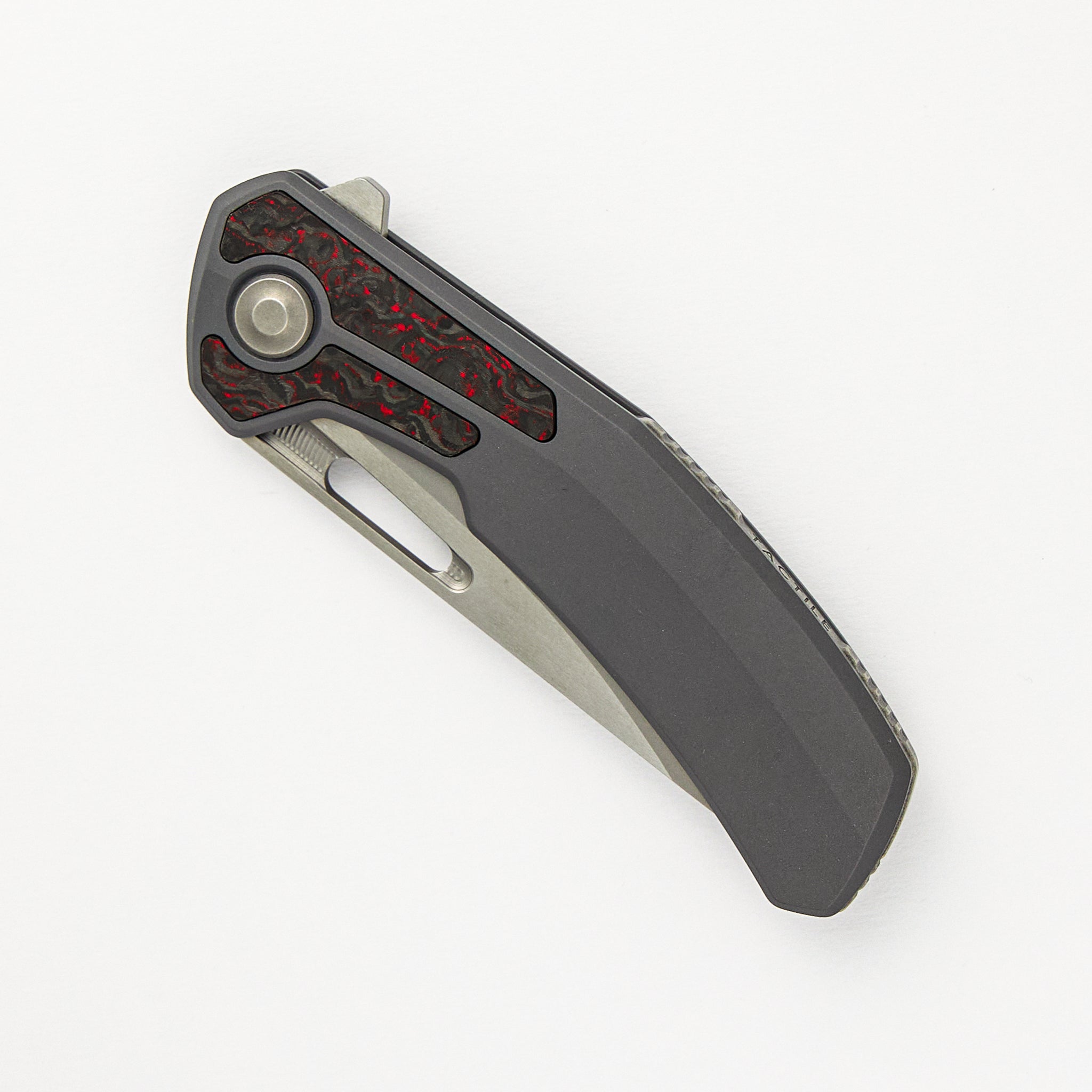 Tactile Knife Company Archer - Titanium/Red TechnoCarbo Handle - MagnaCut Blade