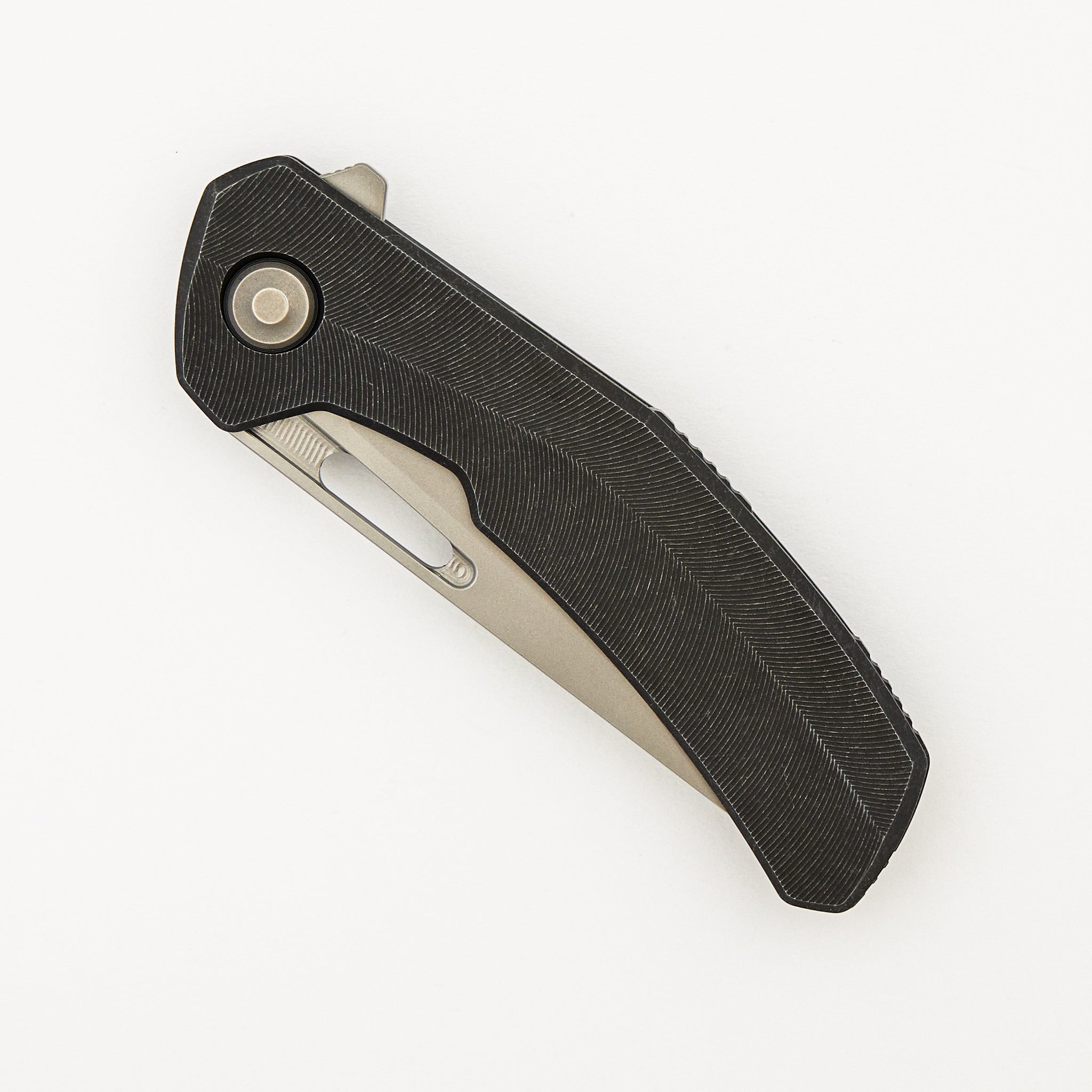 Archer - Feathered/Blackwashed Titanium Handle - MagnaCut Blade