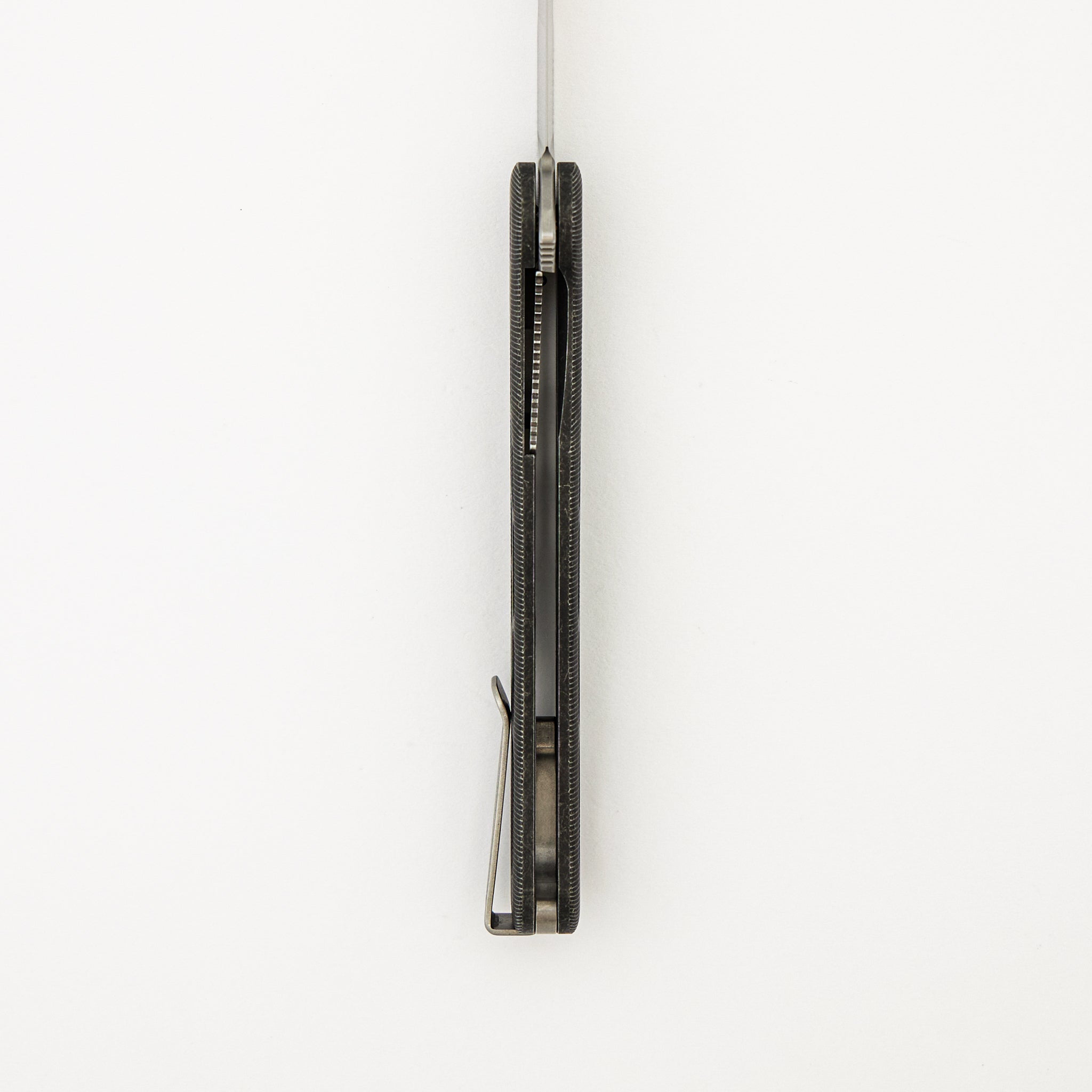 Rockwall Flipper V2 - Skeletonized Blackwash Titanium Handles - MagnaCut Blade