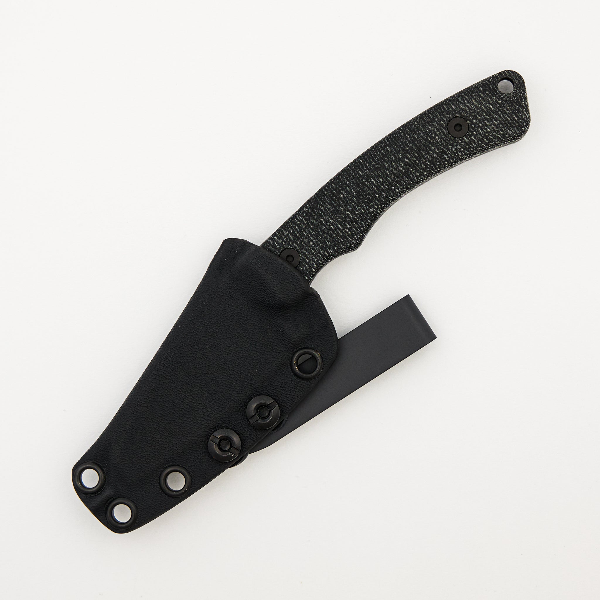 Redhawk - Black MagnaCut Blade - Black Micarta Handle
