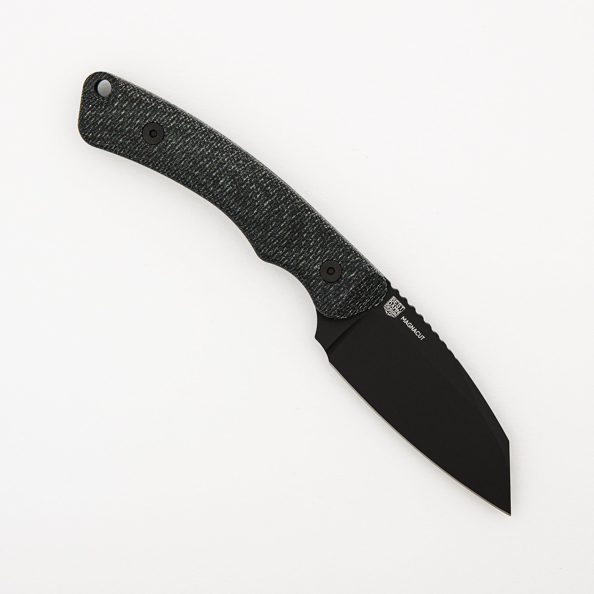 Redhawk - Black MagnaCut Blade - Black Micarta Handle