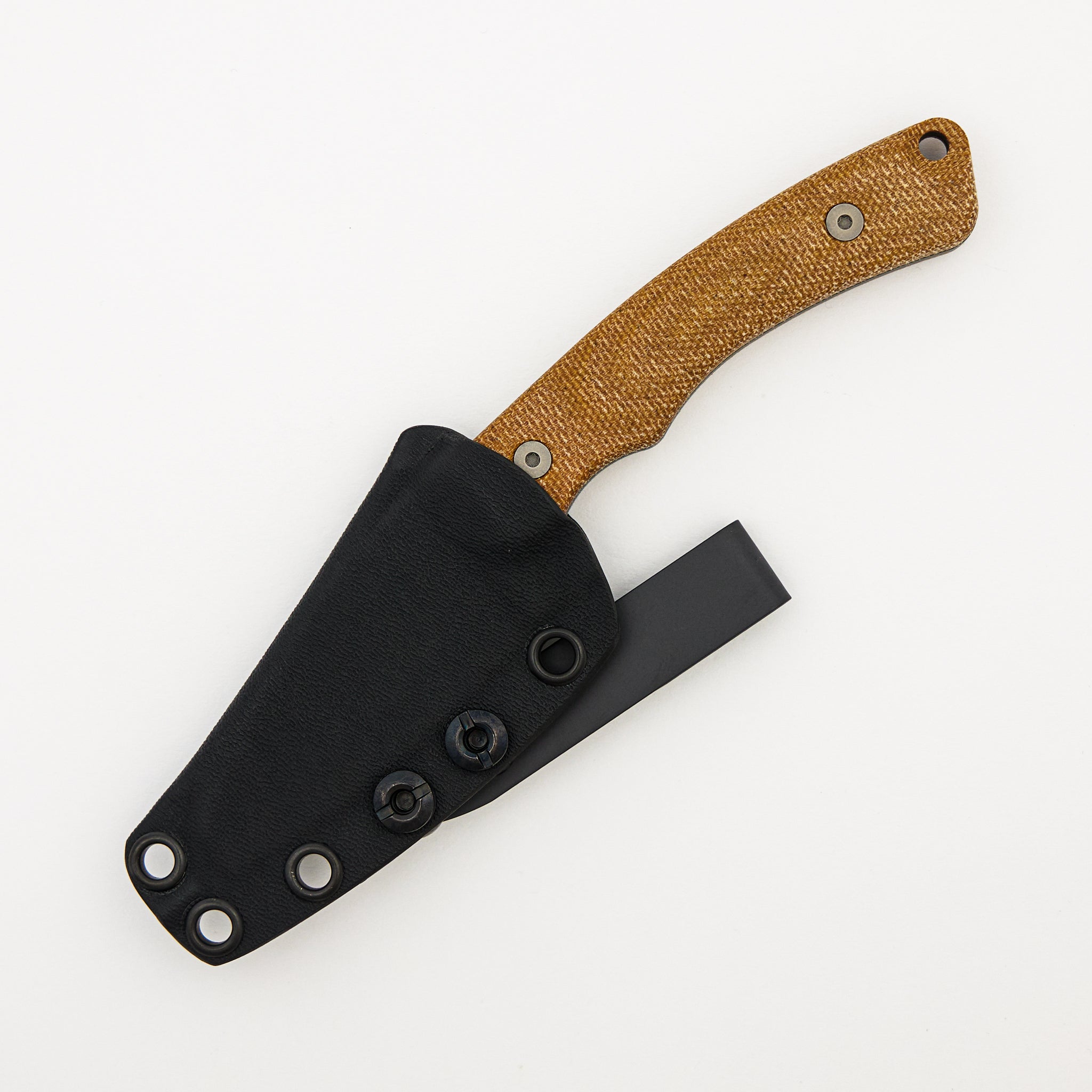 Redhawk - Green MagnaCut Blade - Natural Micarta Handle