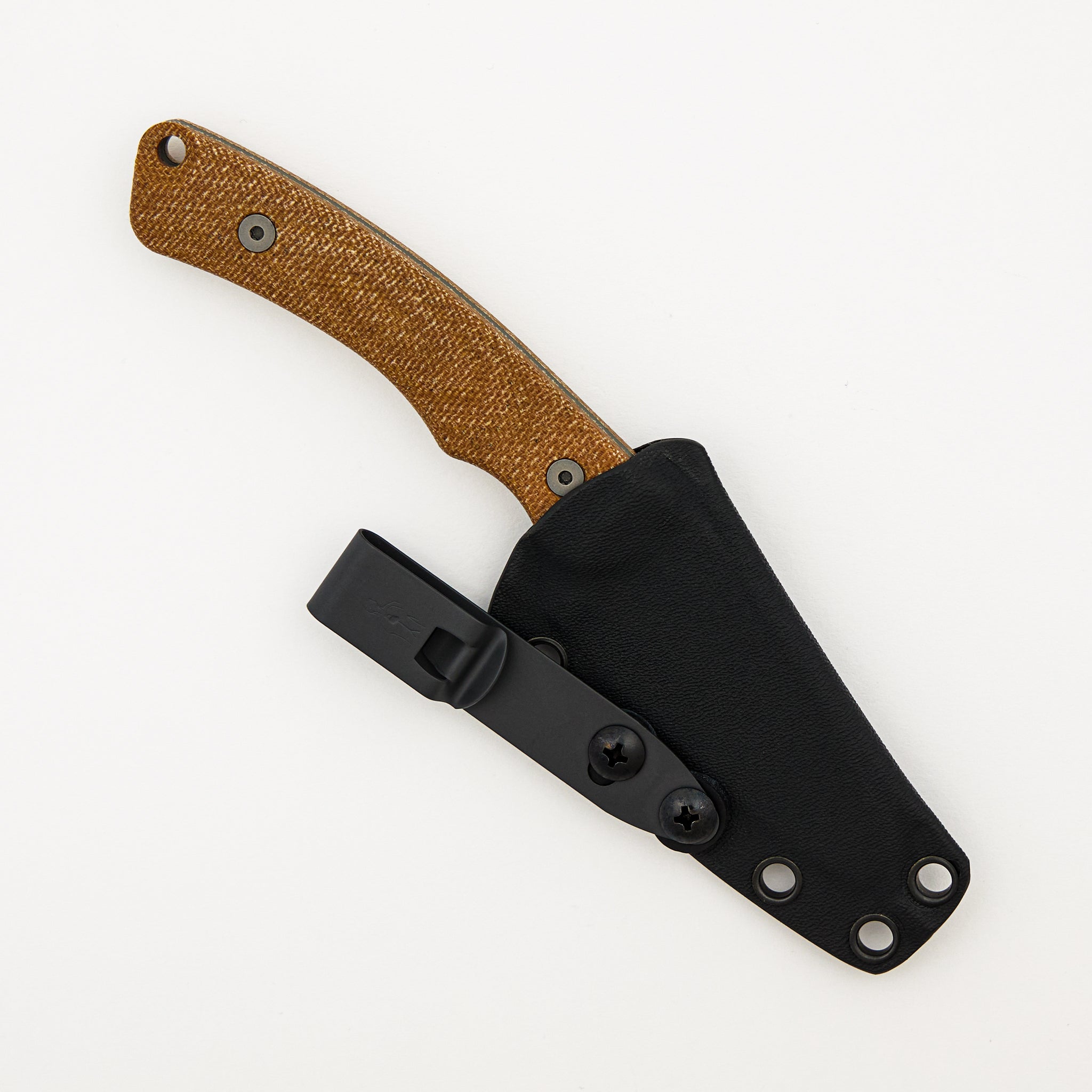 Redhawk - Green MagnaCut Blade - Natural Micarta Handle