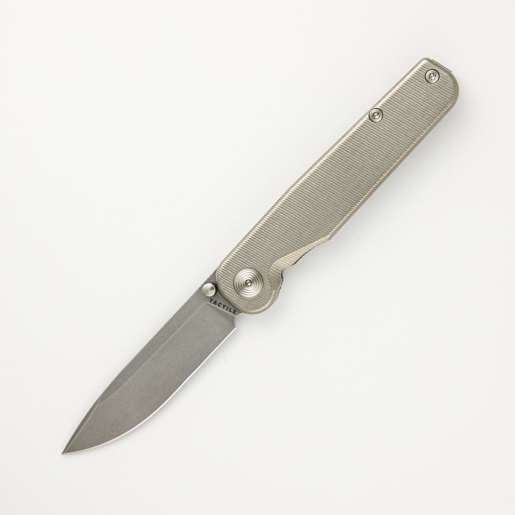 Tactile Knife Company – Rockwall Thumbstud – MagnaCut Blade – Titanium Handle