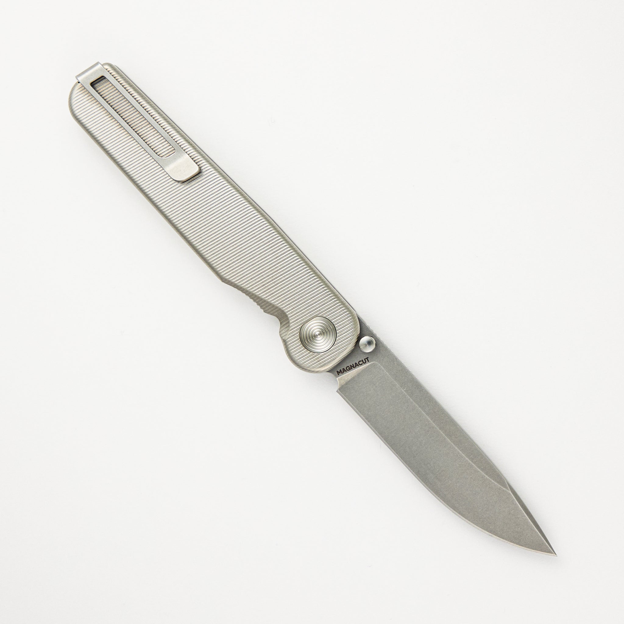 Tactile Knife Company – Rockwall Thumbstud – MagnaCut Blade – Titanium Handle