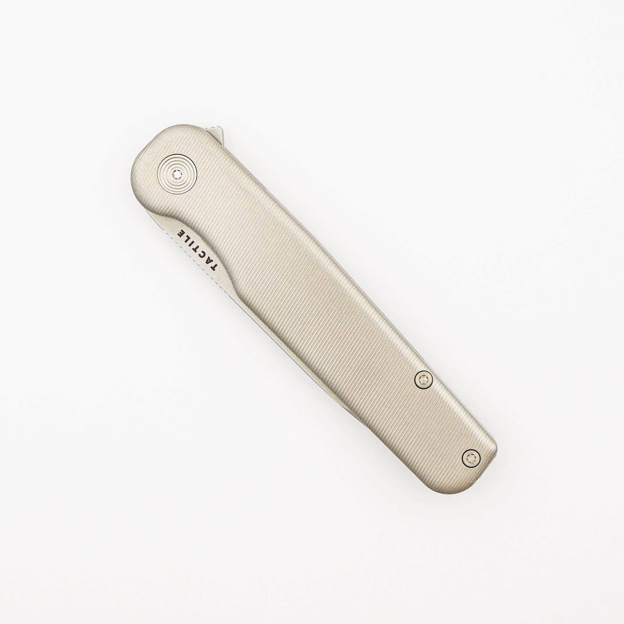 Rockwall Flipper - MagnaCut Blade - Titanium Handle - Silver Hardware