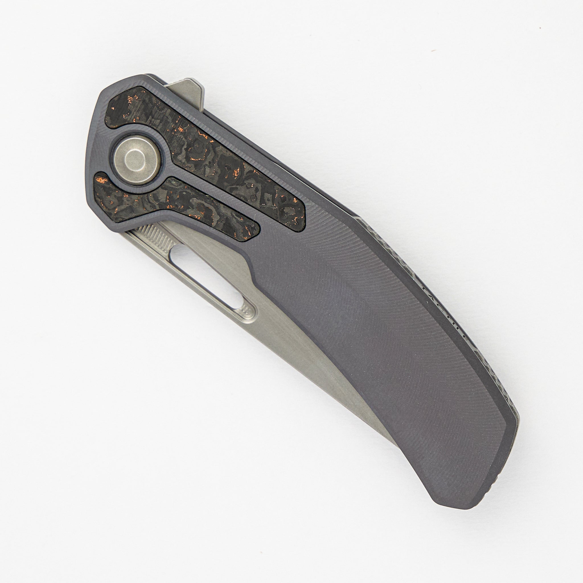 Tactile Knife Company Archer - Titanium/Copper TechnoCarbo Textured Handle - MagnaCut Blade