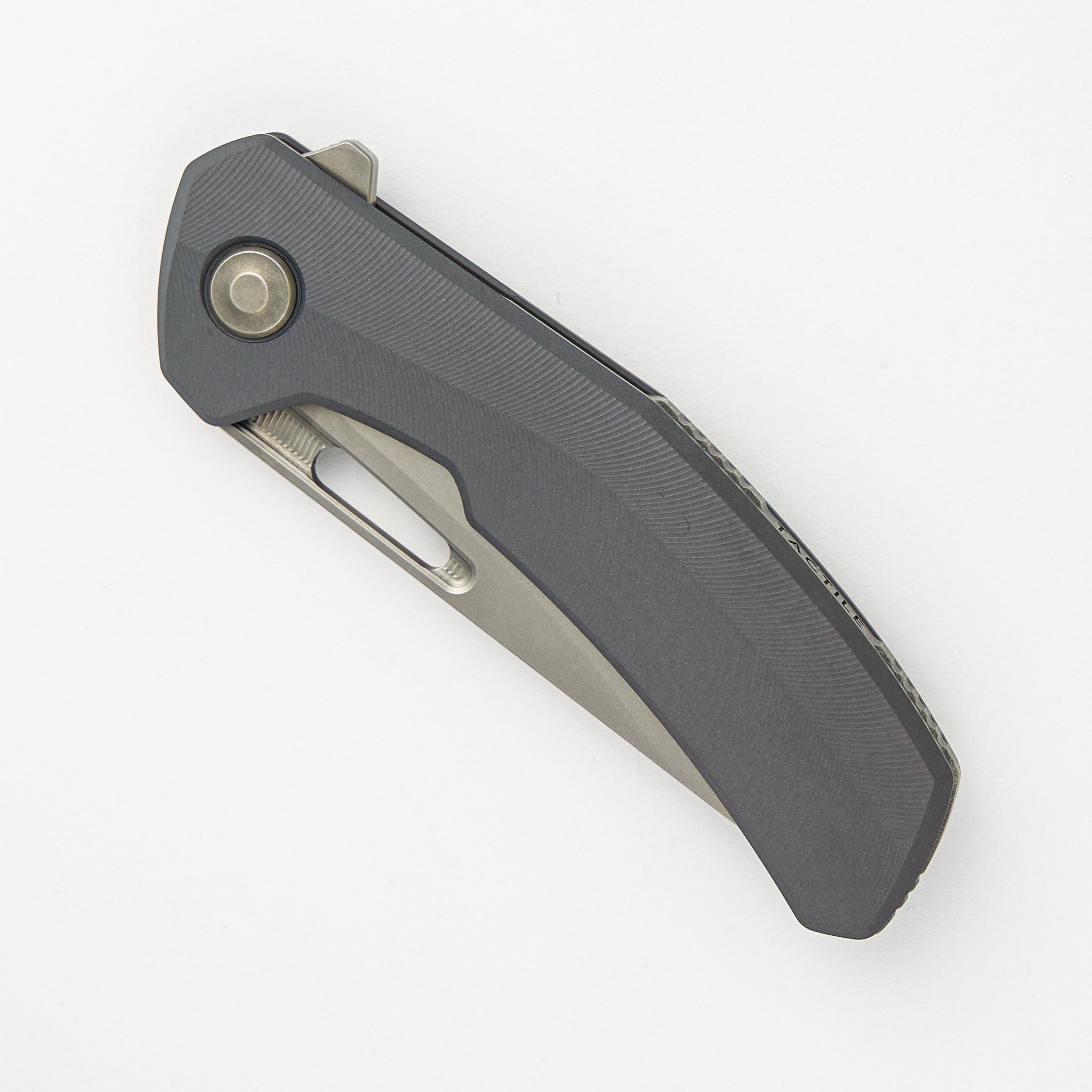 Tactile Knife Company Archer - Darkened Titanium Textured Handle - MagnaCut Blade