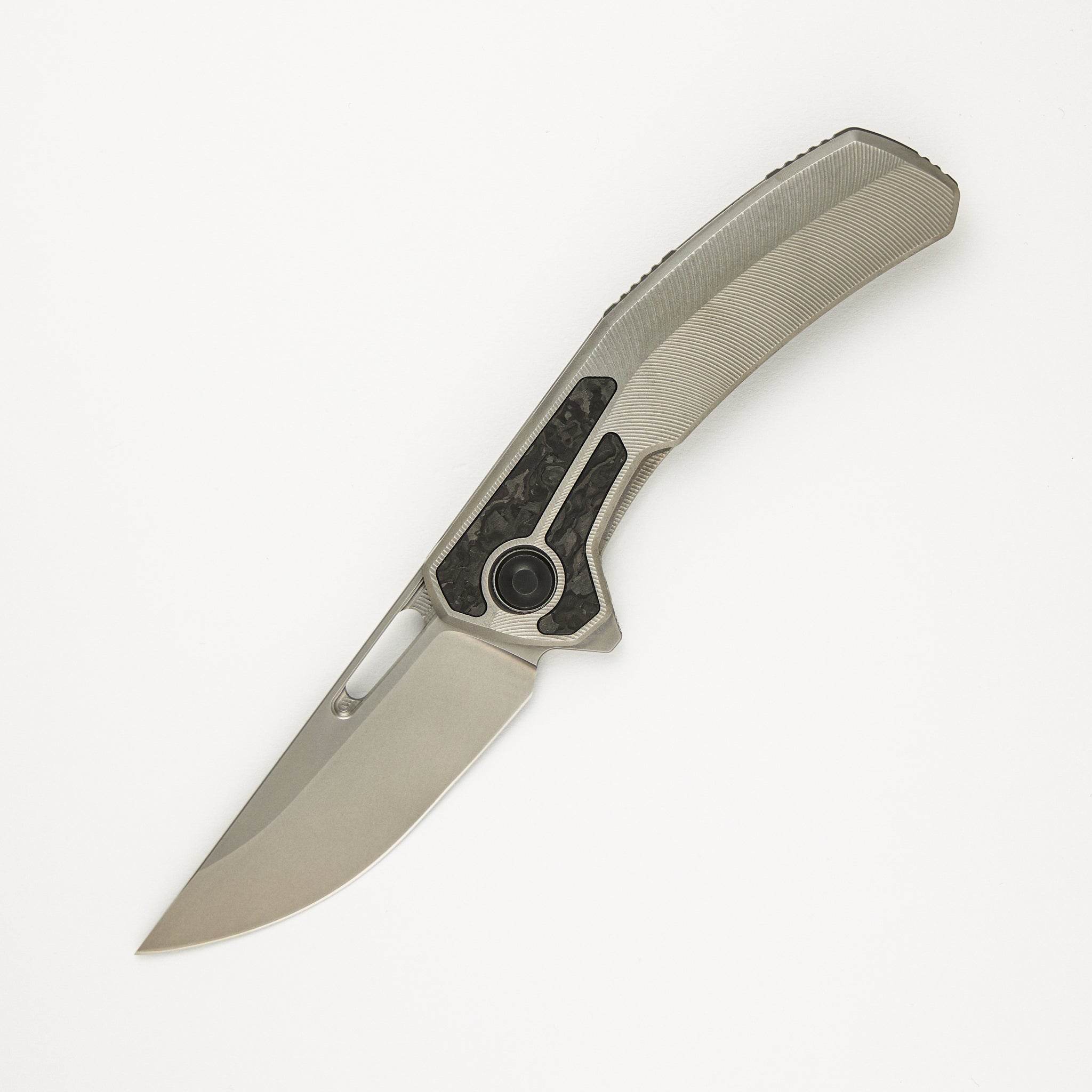 Tactile Knife Company Archer - Titanium/TechnoCarbo Feathered Handle - MagnaCut Blade