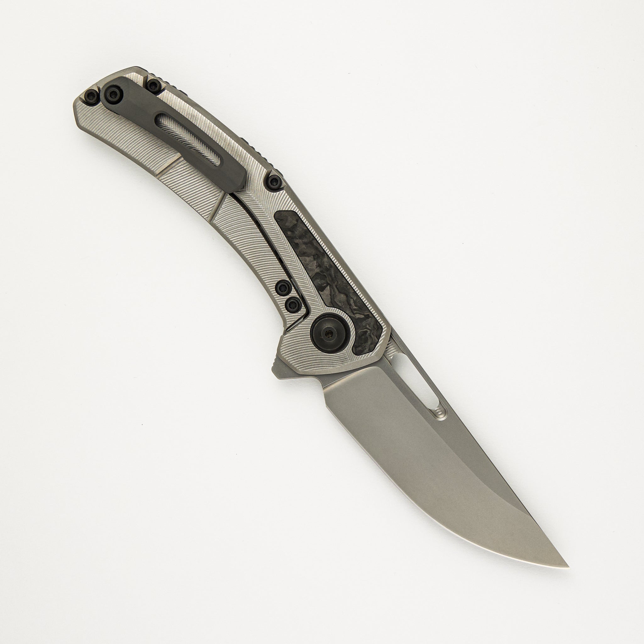 Tactile Knife Company Archer - Titanium/TechnoCarbo Feathered Handle - MagnaCut Blade