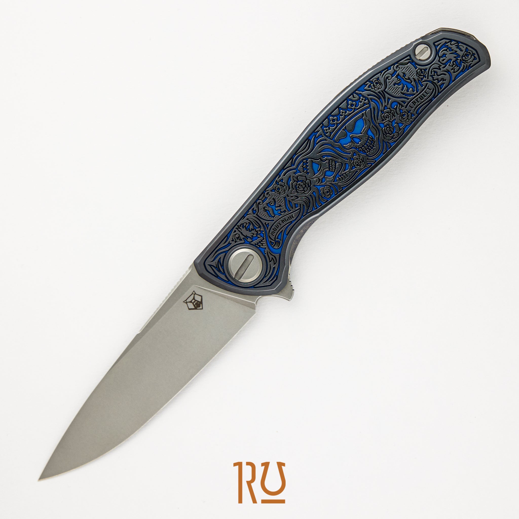 Shirogorov / Ti2 Design "Romeo and Juliet" F95 - M390 Blade - Titanium Handle - MRBS - Completed