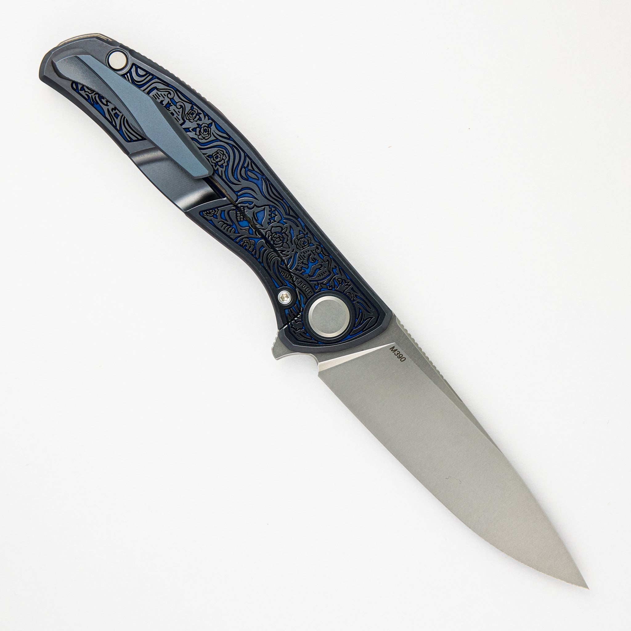 Shirogorov / Ti2 Design "Romeo and Juliet" F95 - M390 Blade - Titanium Handle - MRBS - Completed