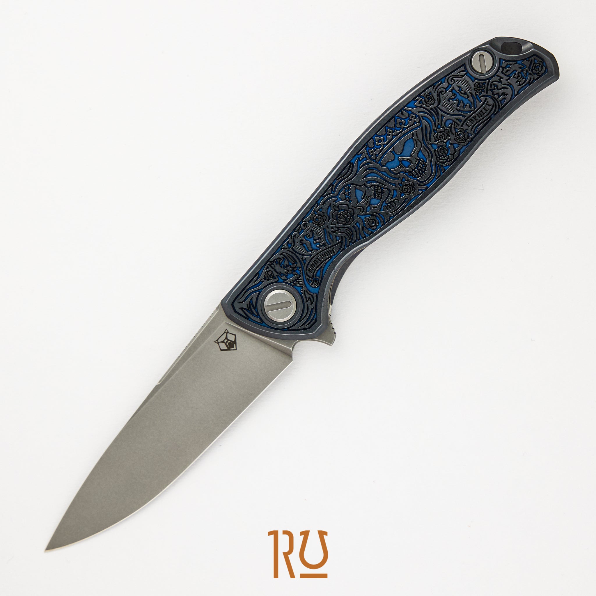 Shirogorov / Ti2 Design "Romeo and Juliet" F95 - M390 Blade - Titanium Handle - MRBS - Completed