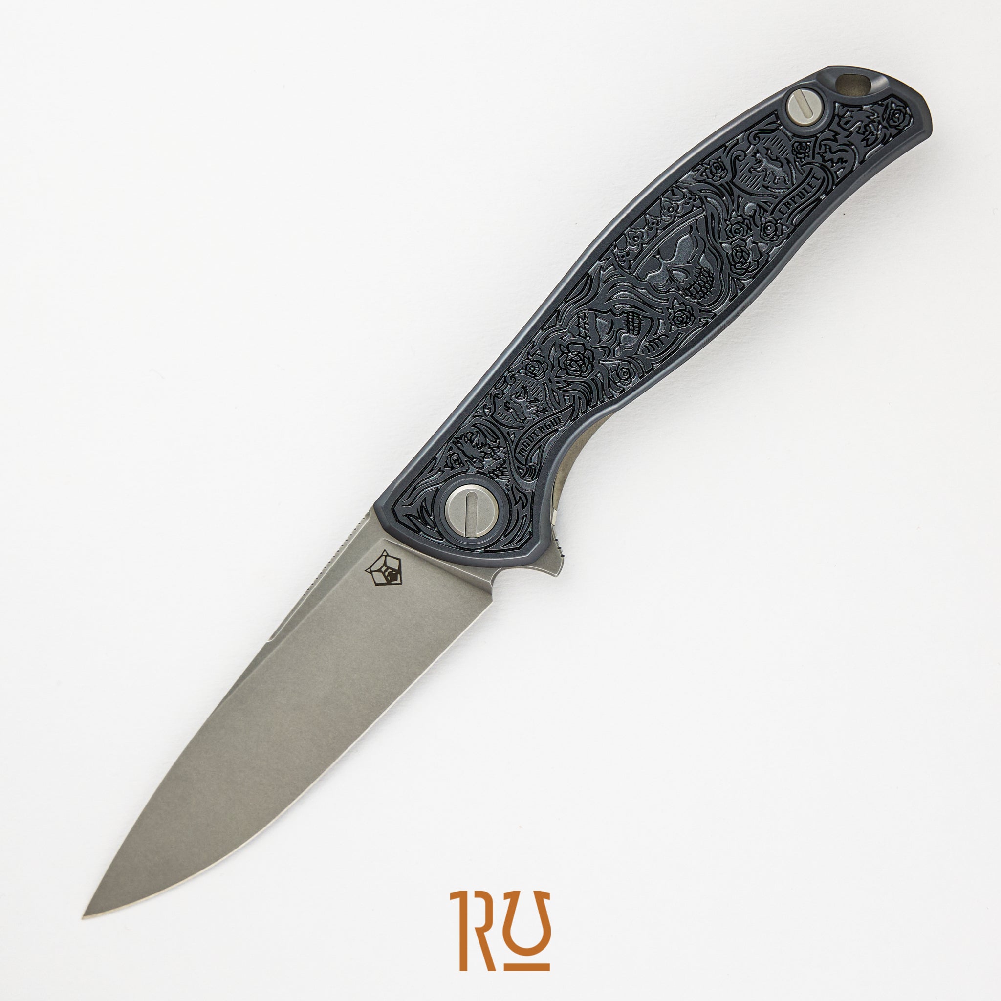 Shirogorov / Ti2 Design "Romeo and Juliet" F95 - M390 Blade - Titanium Handle - MRBS - Completed