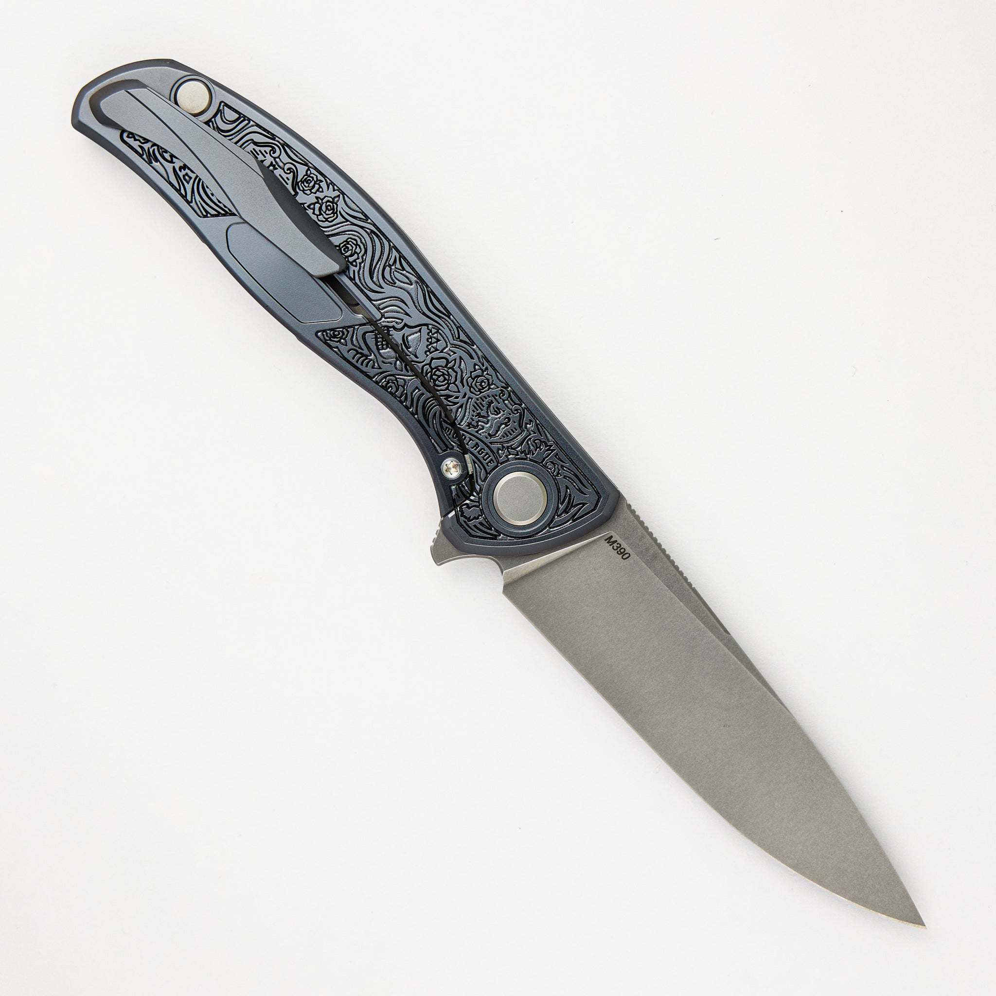 Shirogorov / Ti2 Design "Romeo and Juliet" F95 - M390 Blade - Titanium Handle - MRBS - Completed