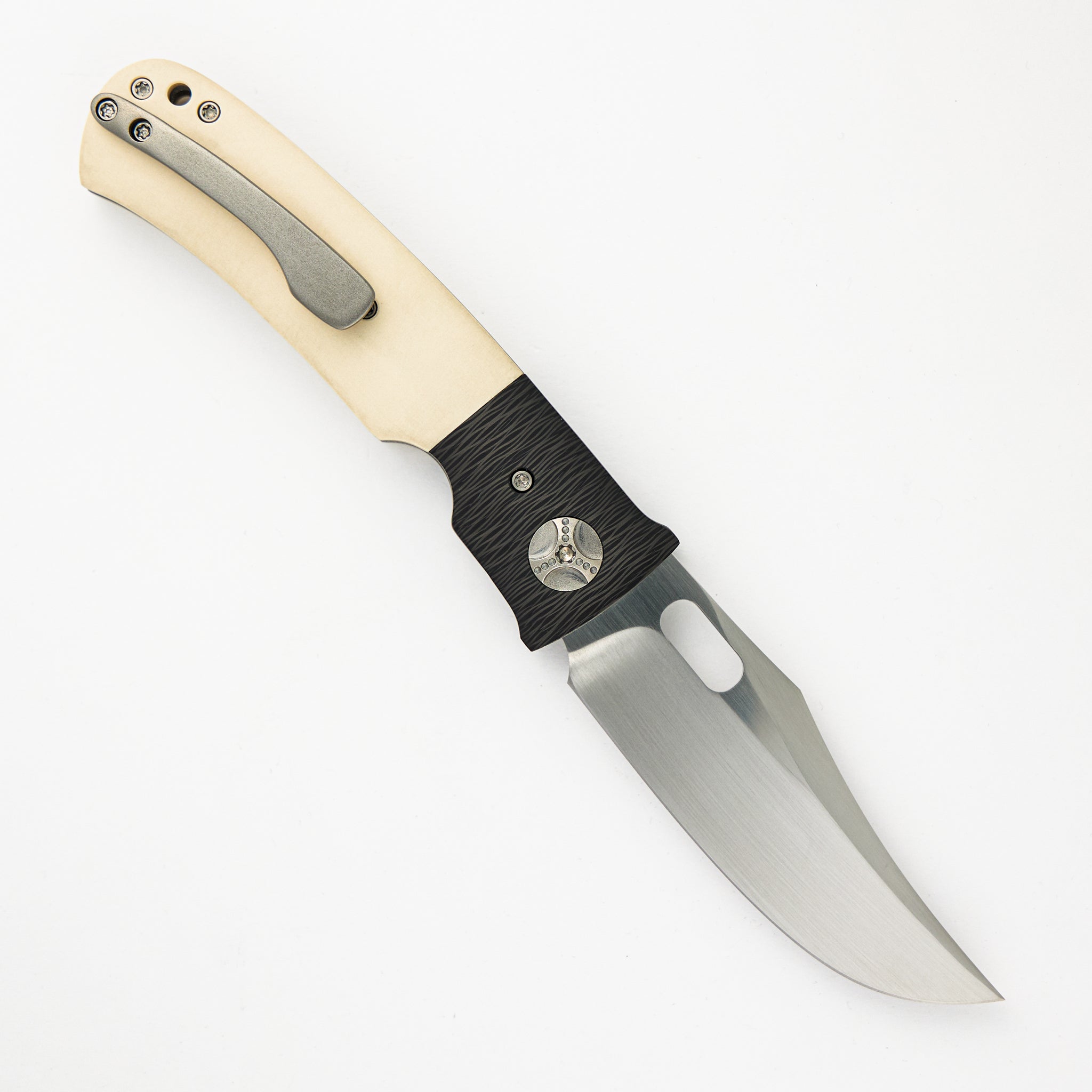 Tom Mayo / Kevin Foster Collaboration Bolstered TNT Large Linerlock Bowie