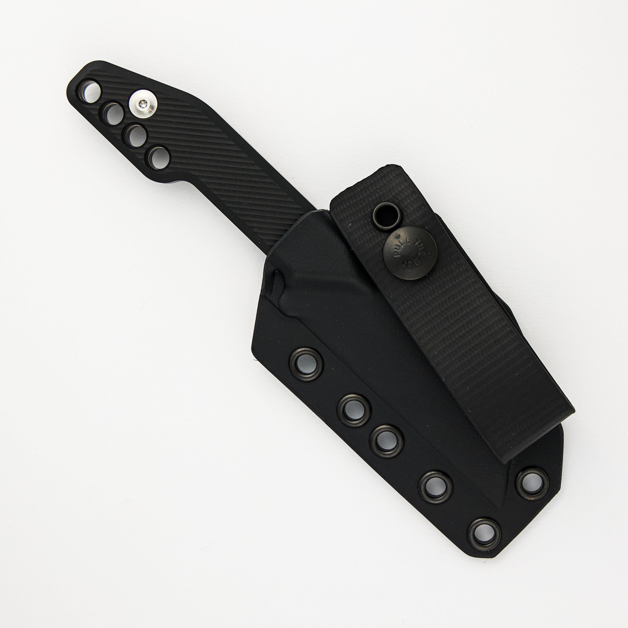 JRW Traitor Fixed Blade - Wharncliffe - Black Richlite