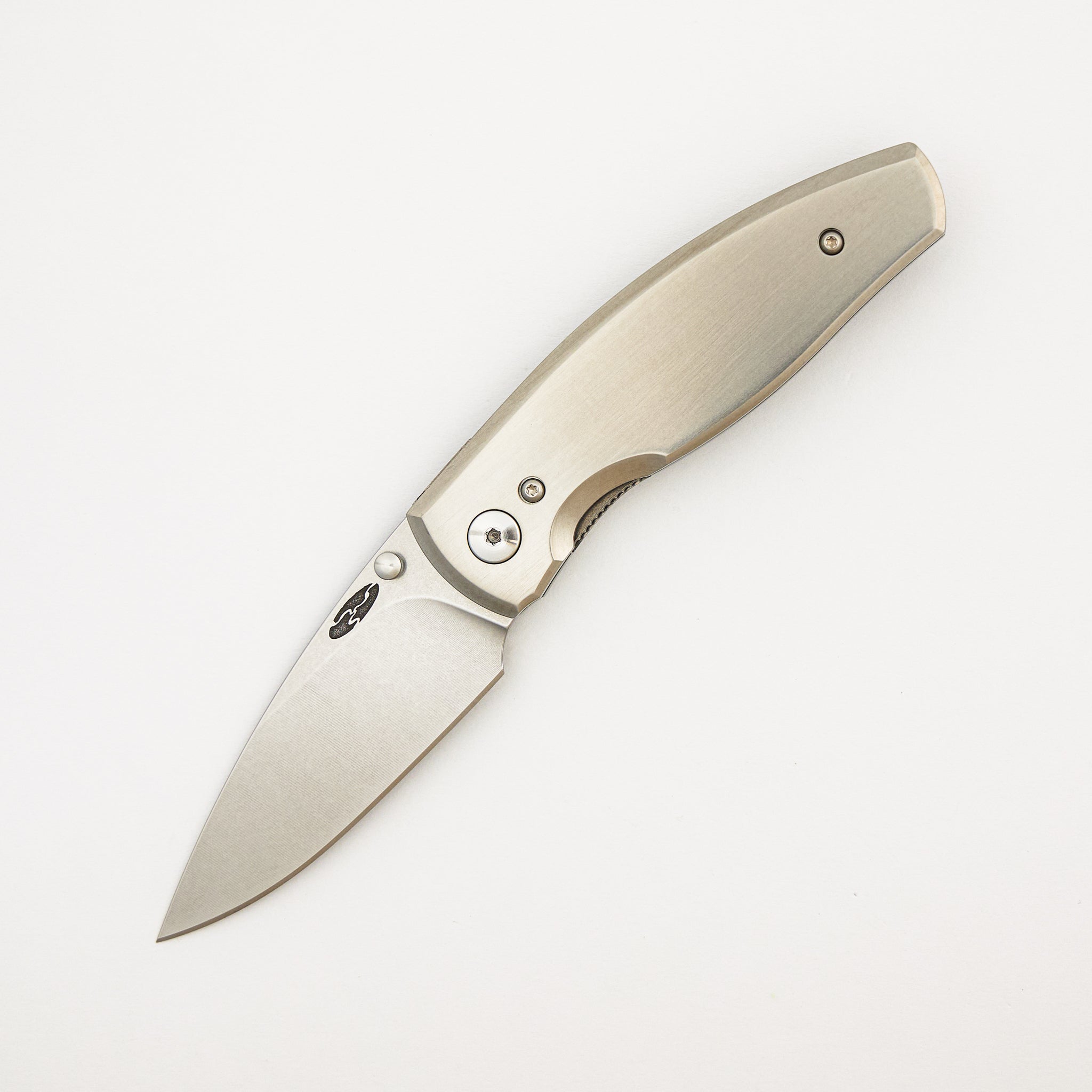 Neutron 2 Linerlock - Flat Satin Titanium Handle - MagnaCut Blade