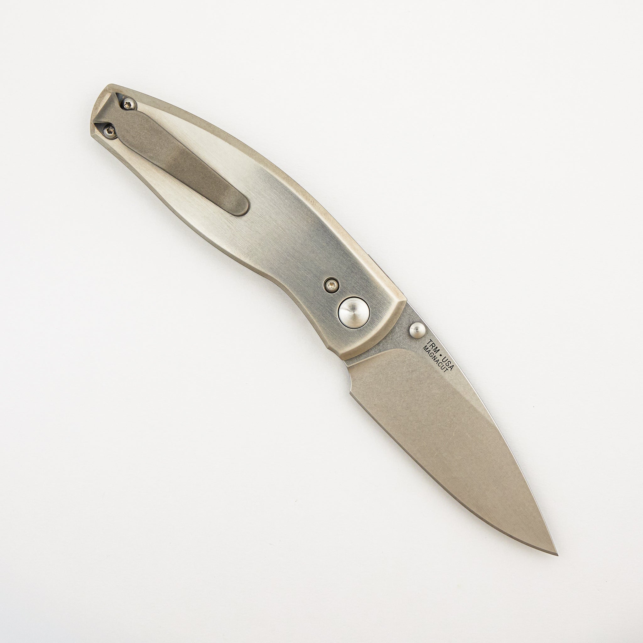 Neutron 2 Linerlock - Flat Satin Titanium Handle - MagnaCut Blade