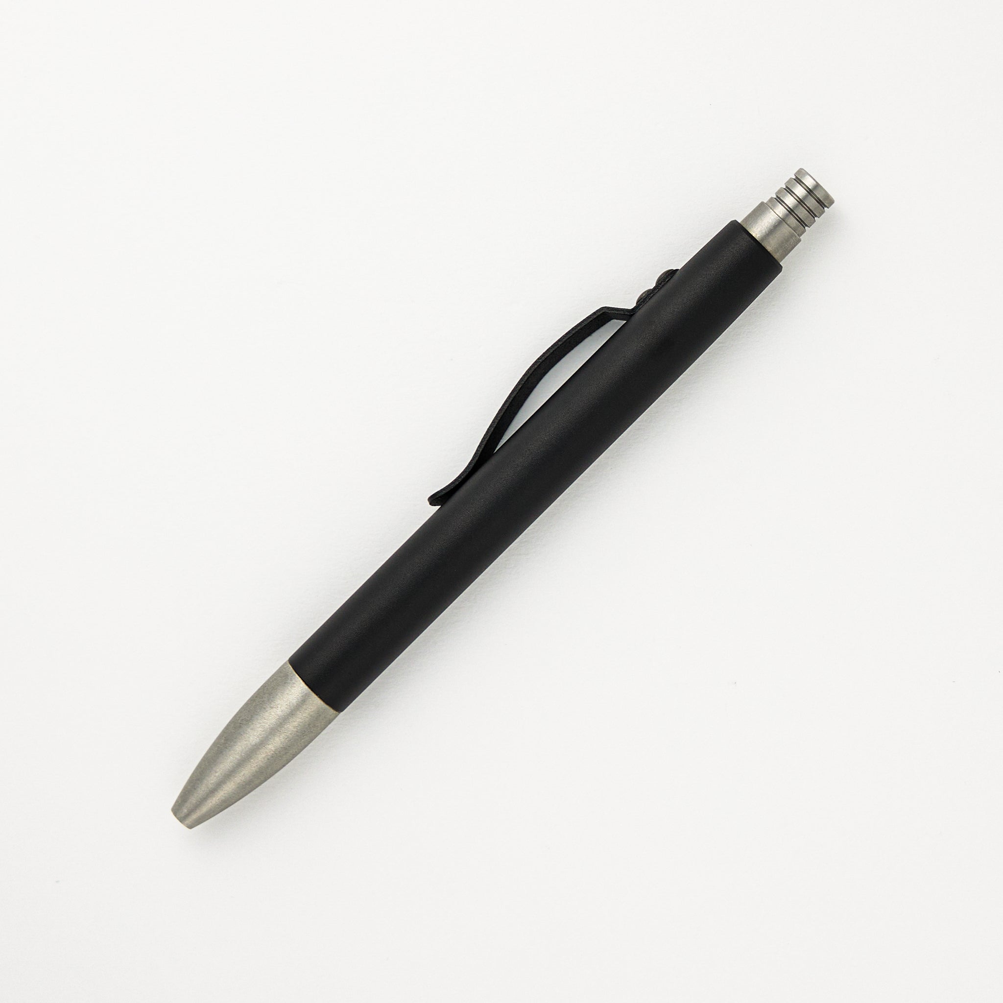 Tuff Writer Analog Press Pen - Aluminum - Black