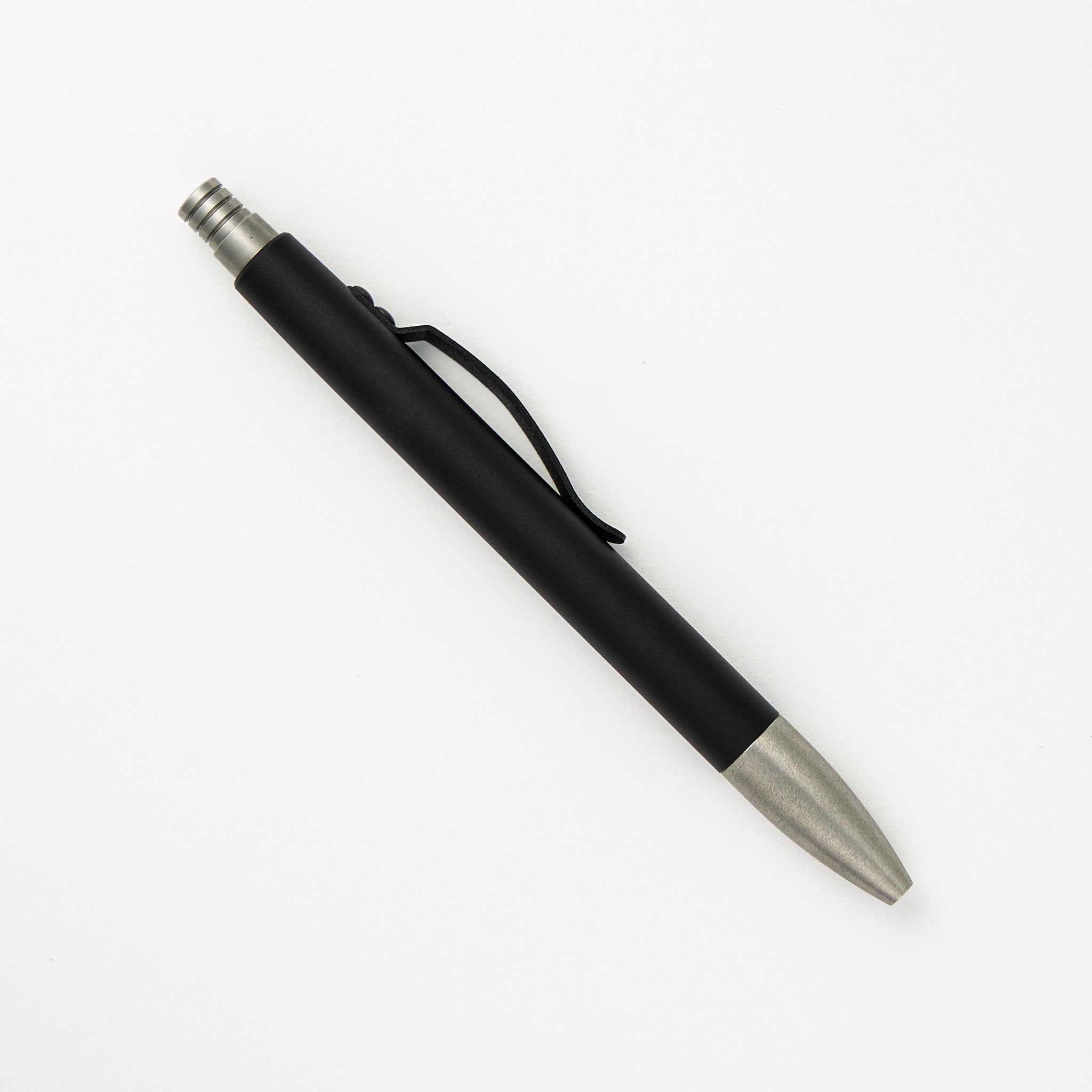 Tuff Writer Analog Press Pen - Aluminum - Black