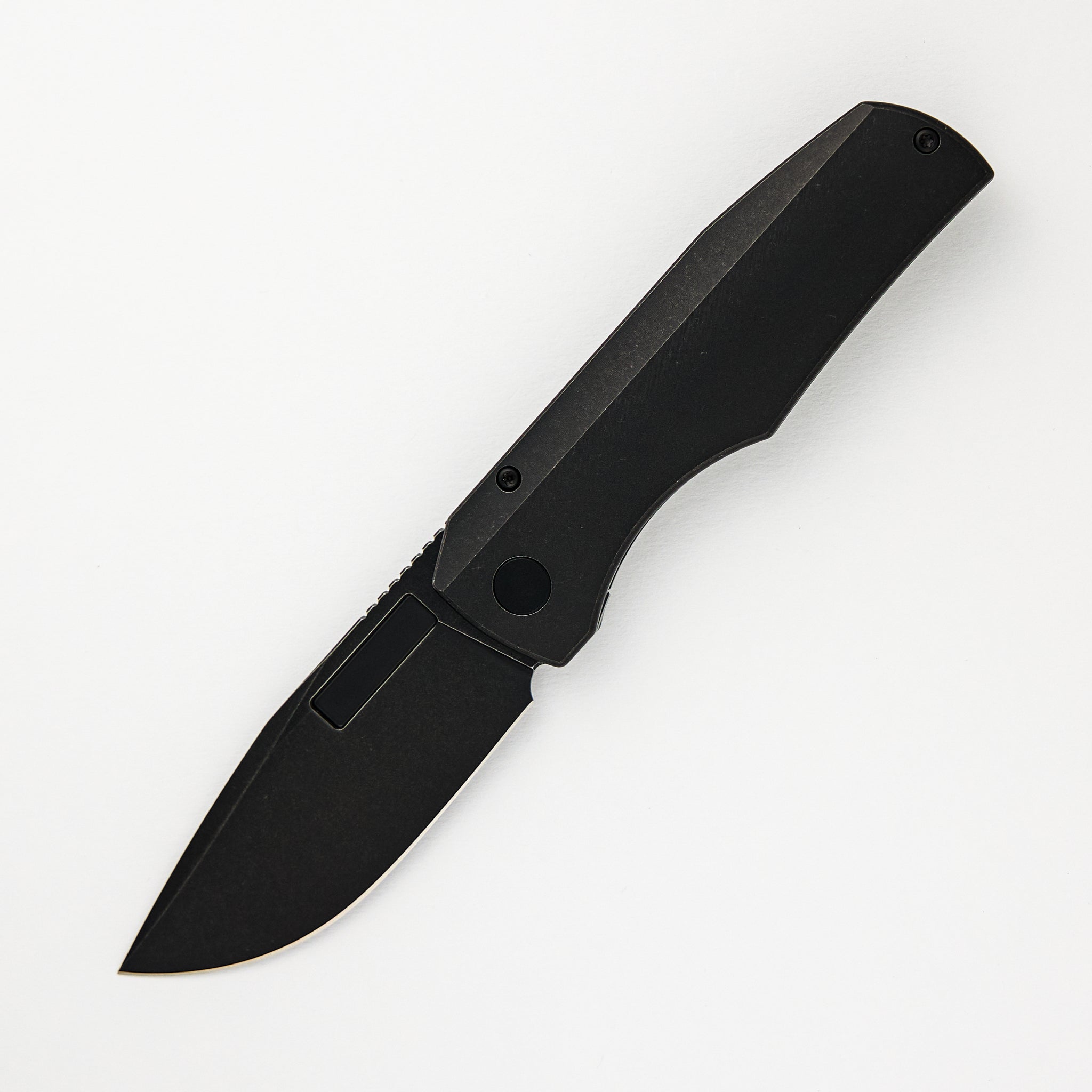 Vero Engineering Nova Blackwash Drop Point CPM Magnacut Blade Blackwash Titanium Handle Frame Lock