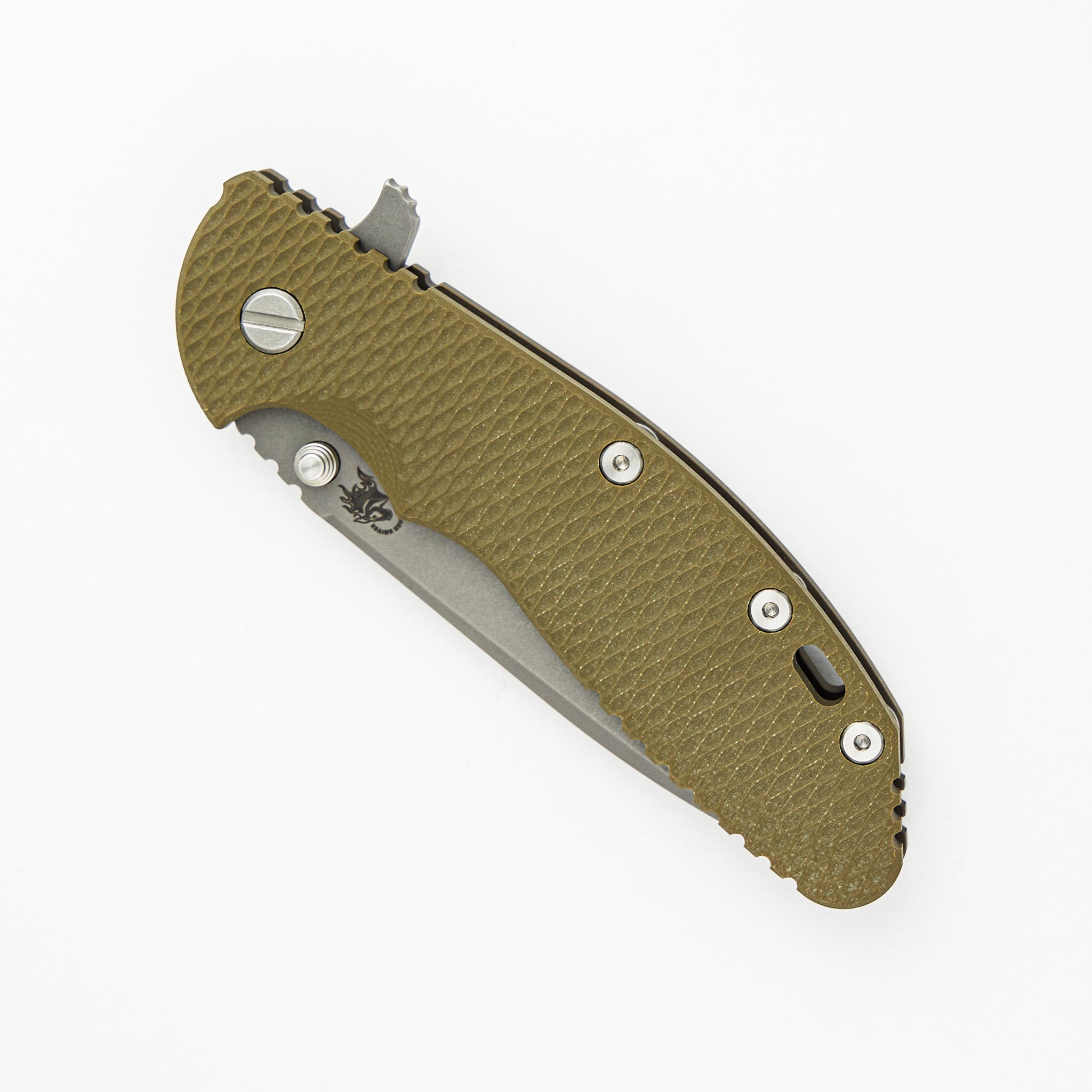 Hinderer Knives XM-24 4.0″ – Spearpoint S45VN – Tri-Way – Battle Bronze – OD Green G10