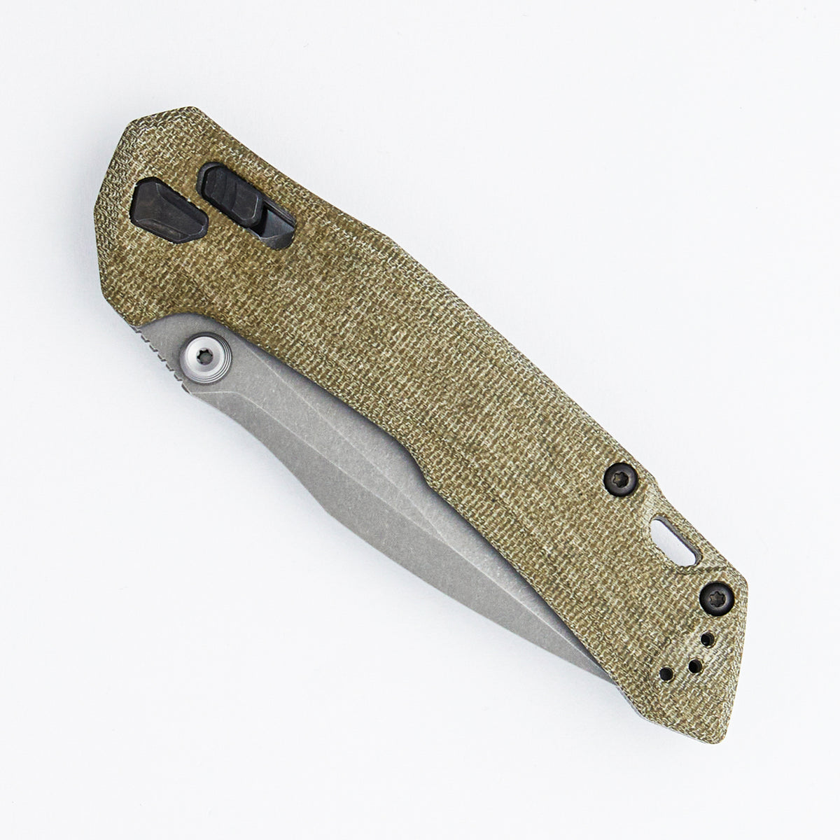 0203GRM390 ZT Duralock - Micarta Olive Drab - M390 WF
