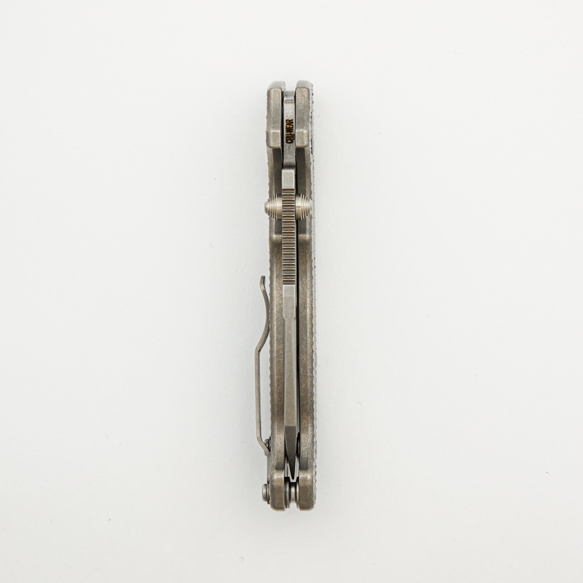 AD20S - Shark Foot CRU-WEAR Blade - Textured Titanium Handle