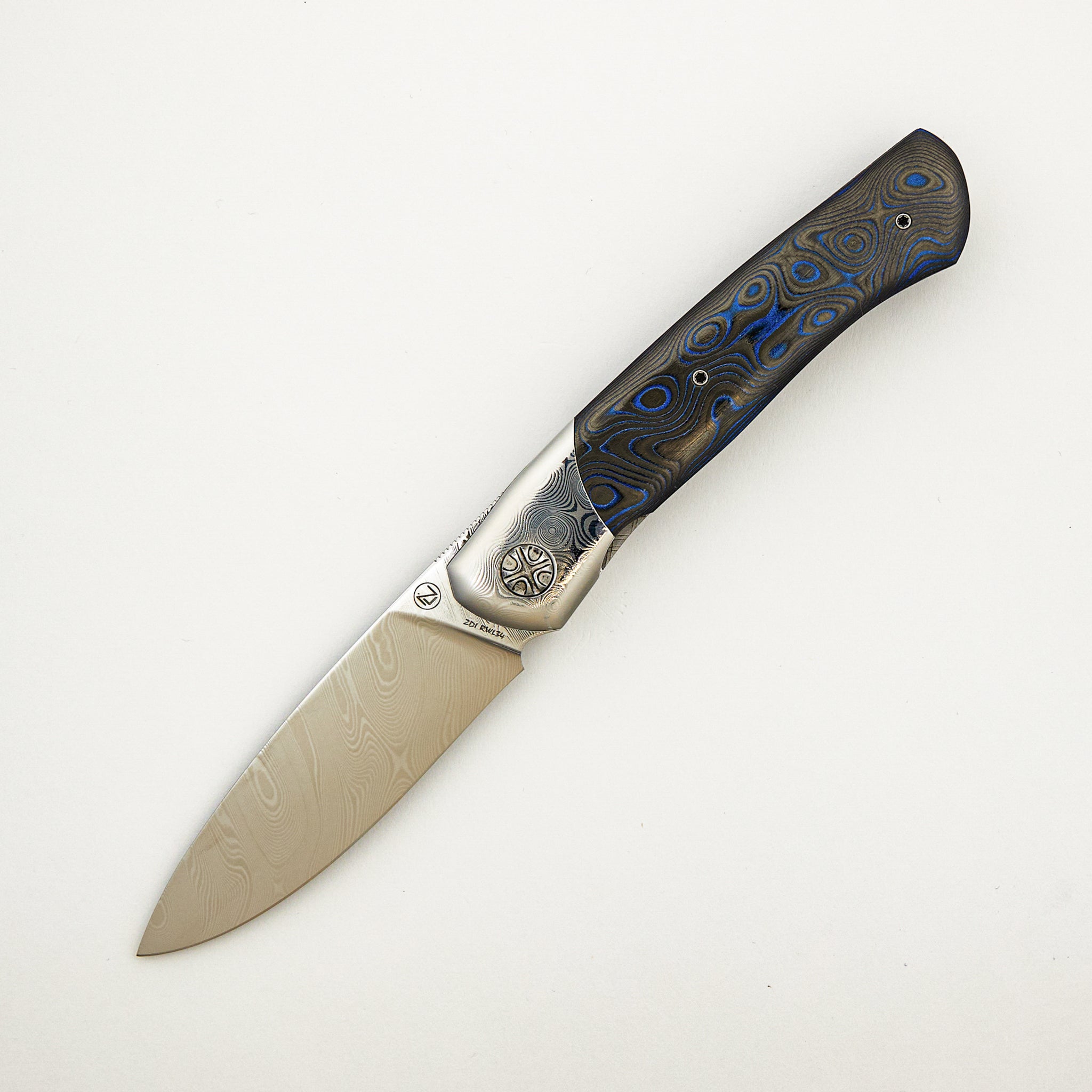 Frodo - Zladinox ZDI-RWL34 Blade - ZDI-RWL34/Custom Designer Carbon Fiber Handle