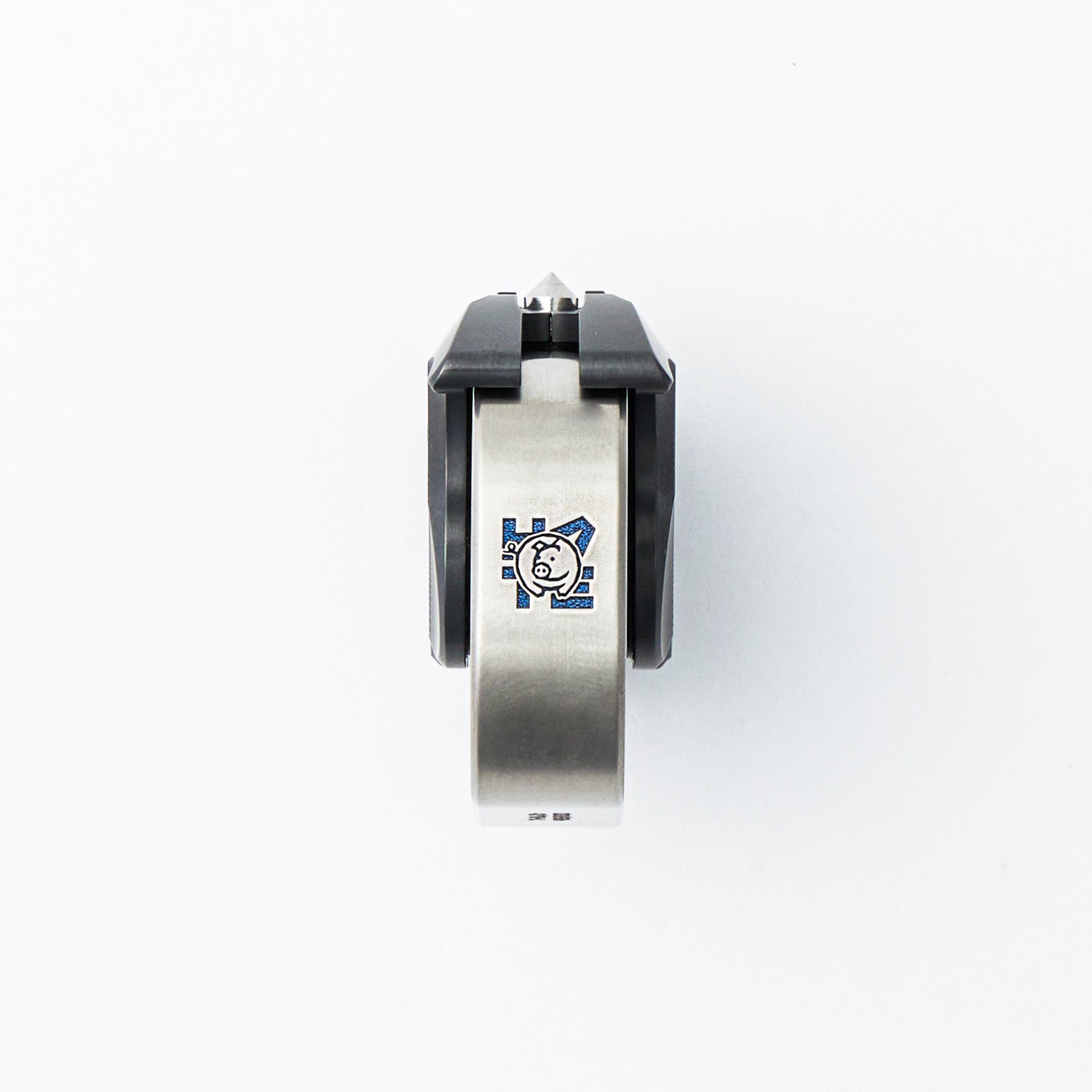 The HateDust Project Armored Boar Bottle Opener - EDC House Series - Titanium/Zirconium