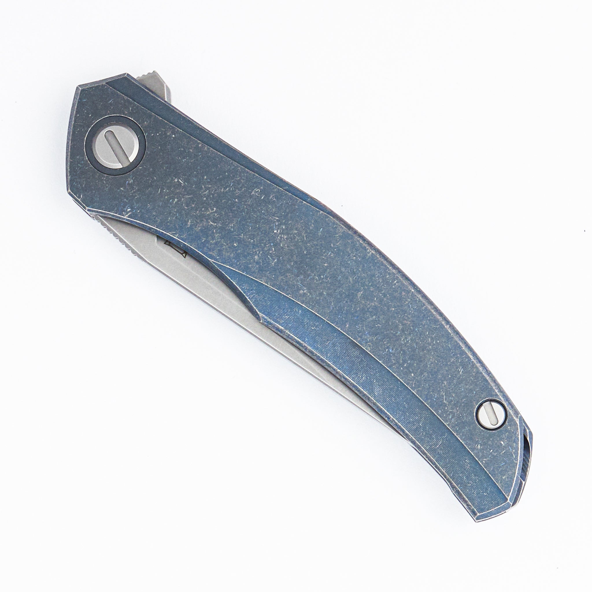Ursus Q95 Ti - Blue Titanium Handle - Elmax Blade - MRBS
