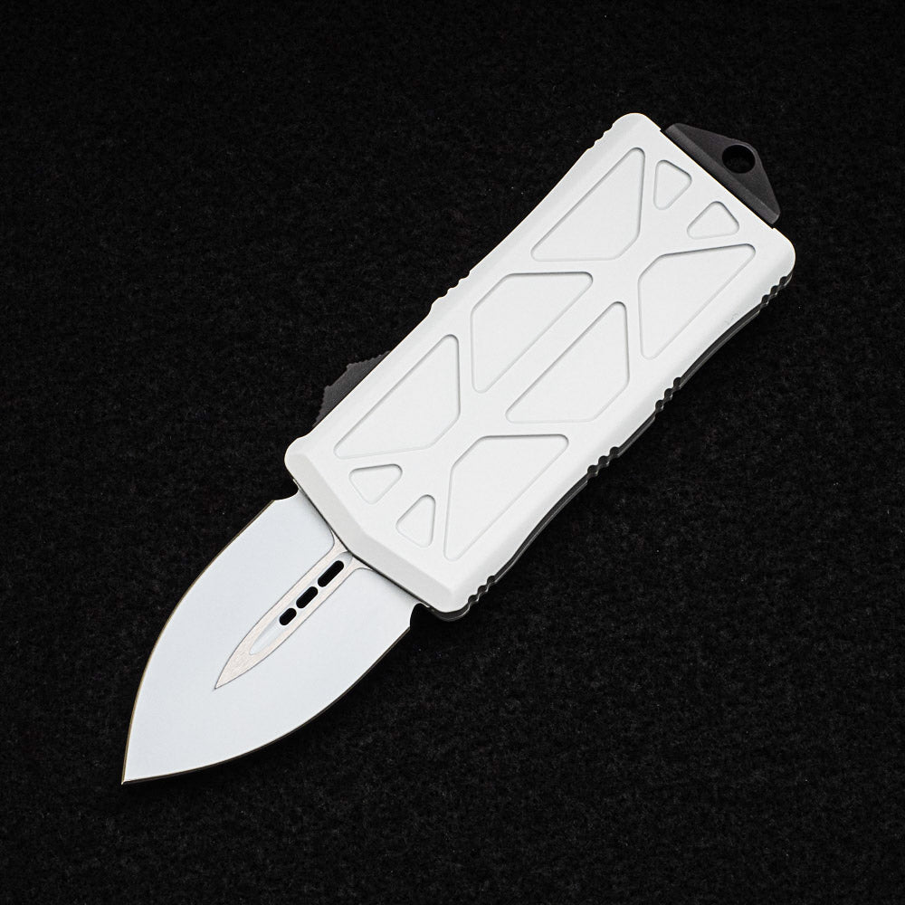 MICROTECH EXOCET 157-1 ST D-E CA-LEGAL OTF KNIFE MONEYCLIP STORMTROOPER STANDARD