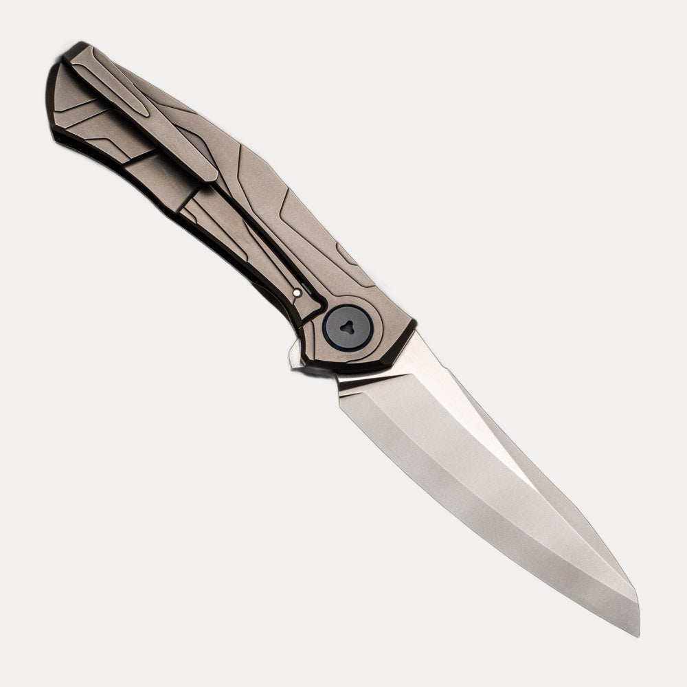 SHIROGOROV "LIMITED EDITION" SINKEVICH DESIGN KAMI FLIPPER - S110V BLADE - TITANIUM HANDLE - MRBS