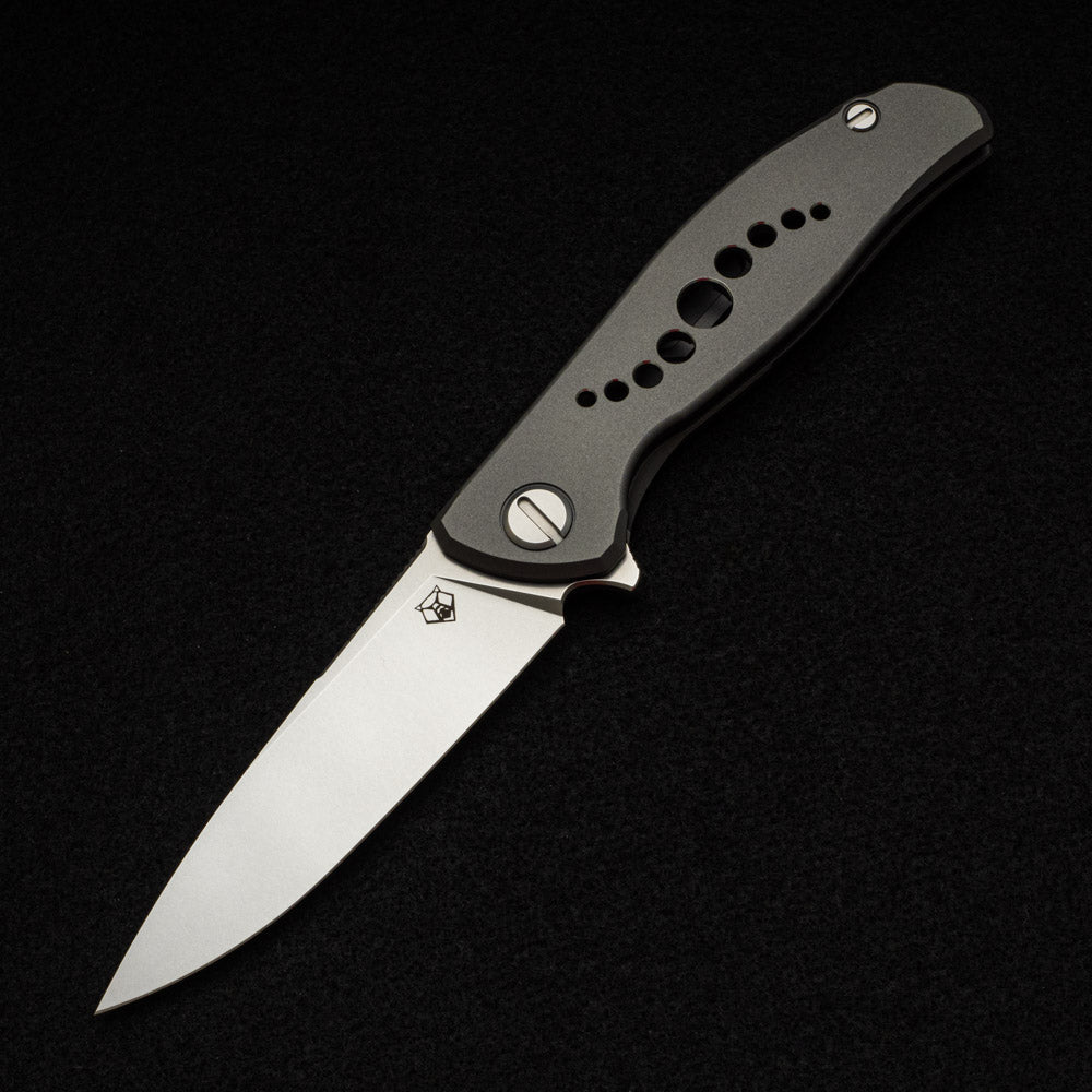 SHIROGOROV KNIVES - WR BLADEWORKS "HYDRONIAN" F95 FLIPPER - M390 BLADE - TITANIUM HANDLE - MRBS