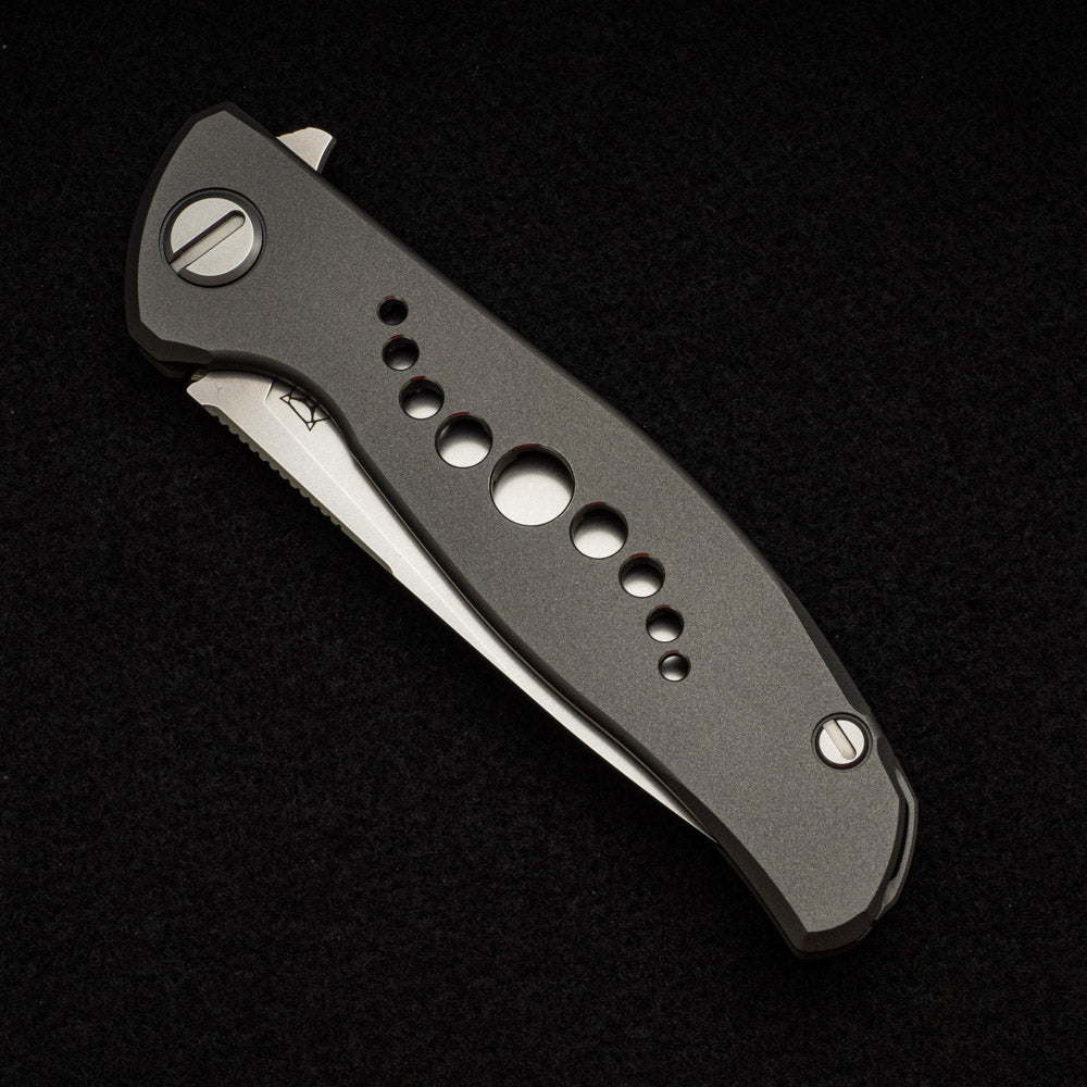 SHIROGOROV KNIVES - WR BLADEWORKS "HYDRONIAN" F95 FLIPPER - M390 BLADE - TITANIUM HANDLE - MRBS