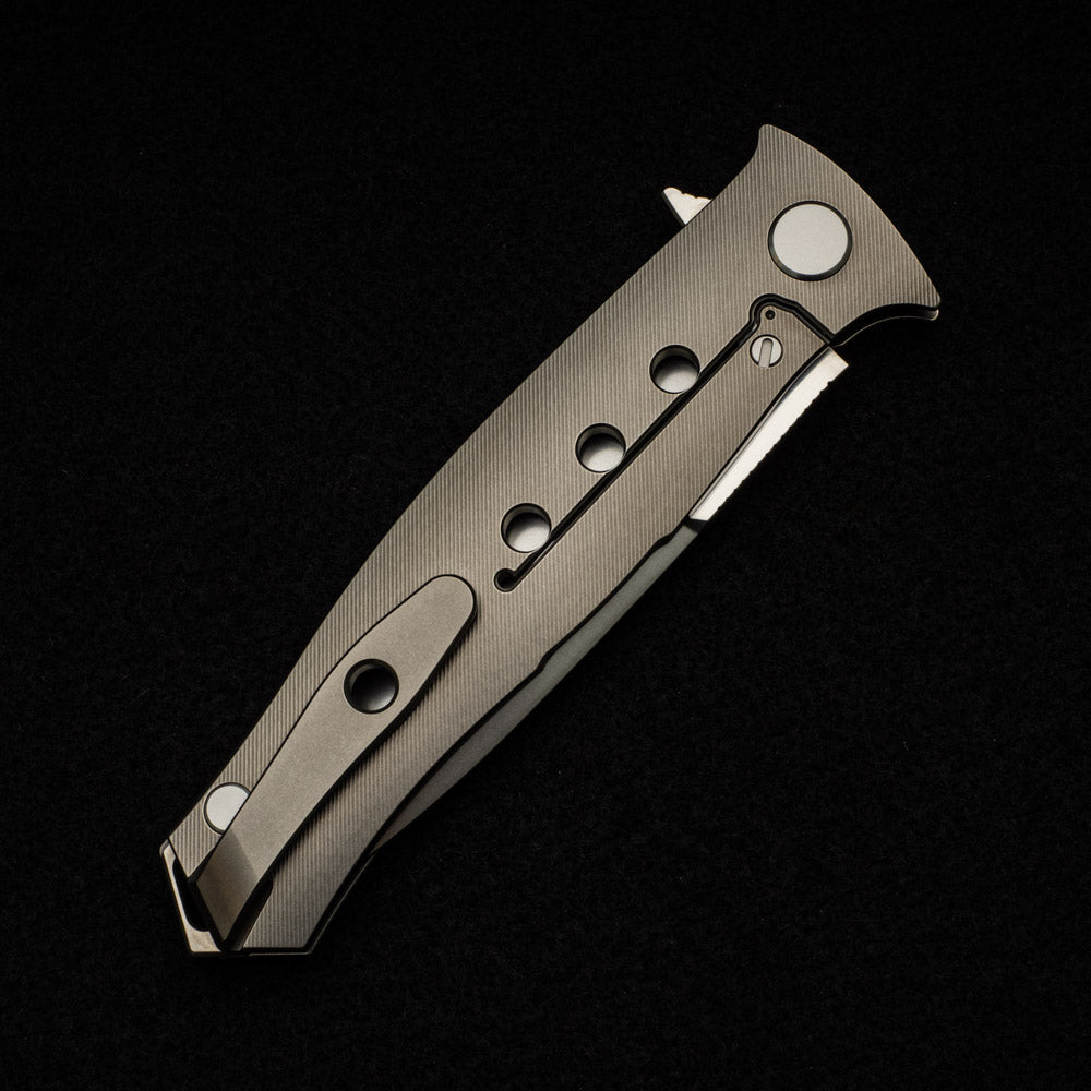 SHIROGOROV - "LIMITED EDITION" TOM MAYO DESIGN RUSSIAN DR. DEATH - S90V & TITANIUM - RBS