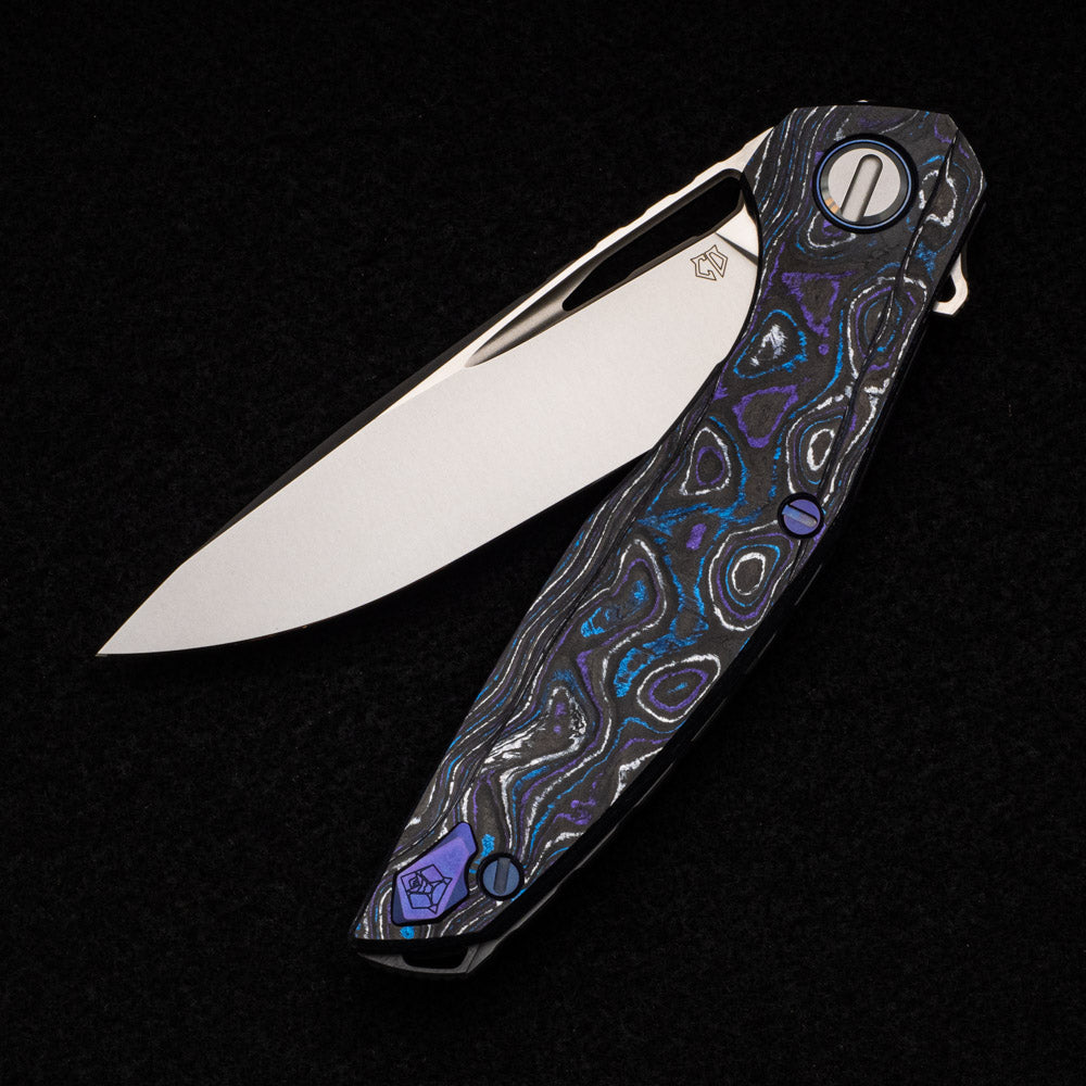 Shirogorov Custom Division 111 Deep Space - CarboTi Handle - S110V Blade - RBS