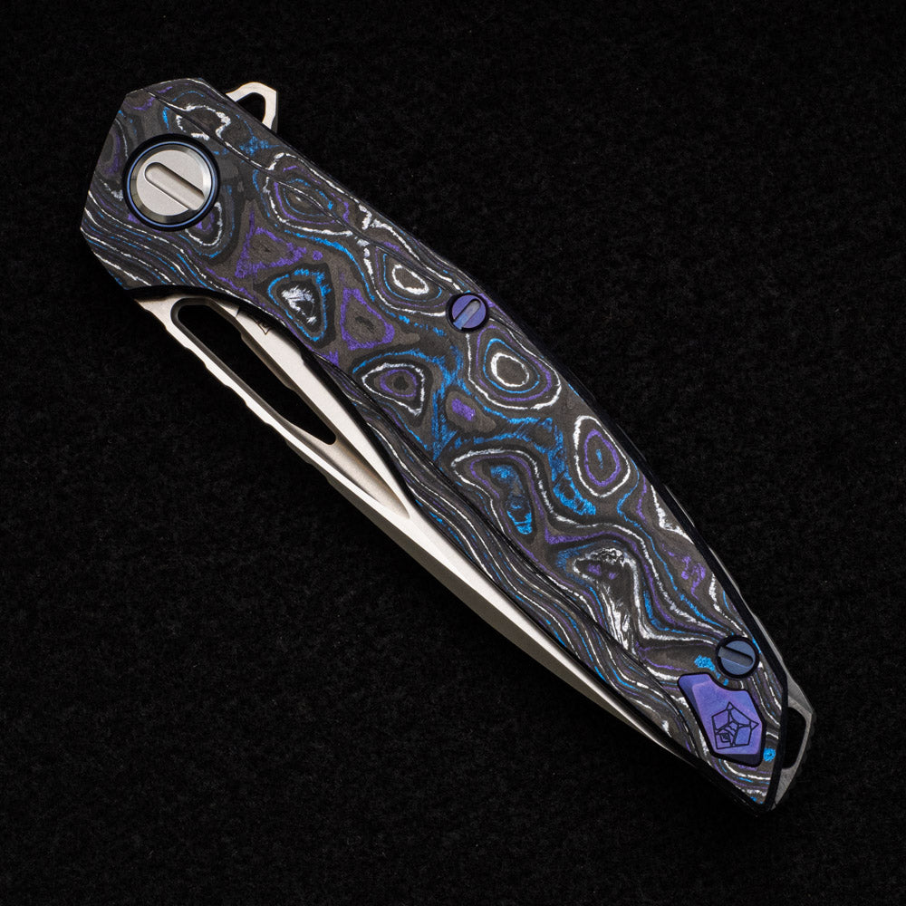 Shirogorov Custom Division 111 Deep Space - CarboTi Handle - S110V Blade - RBS