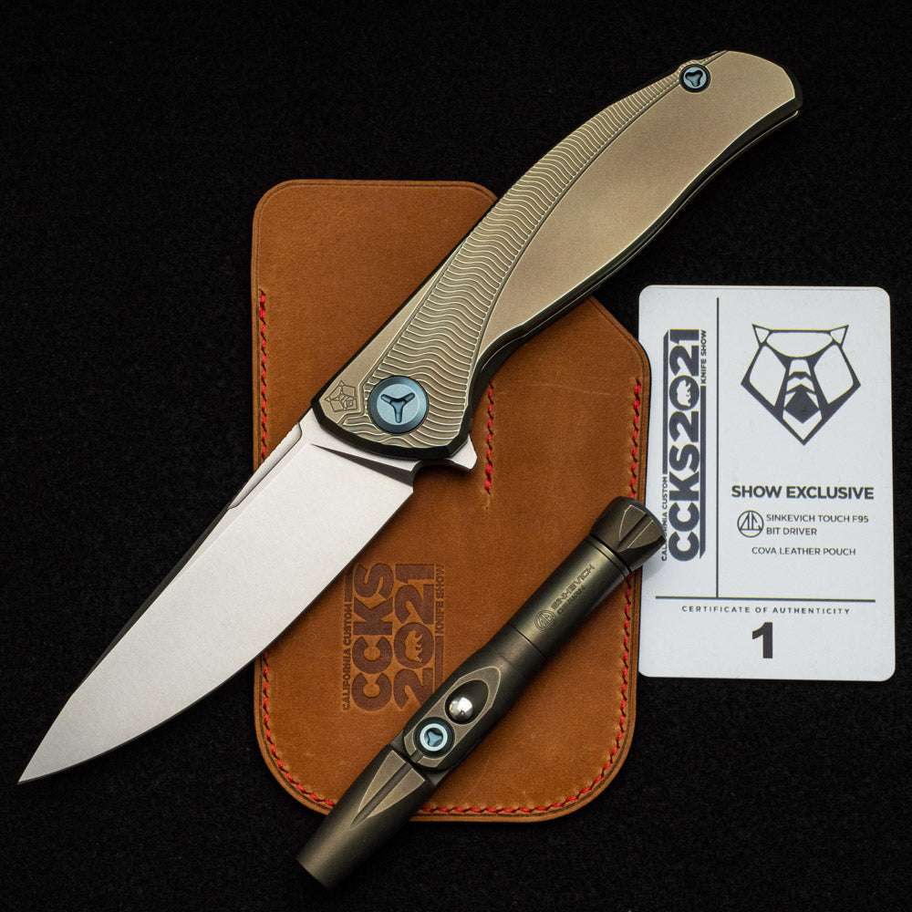 SHIROGOROV-SINKEVICH "TOUCH" F95 - LIMITED EDITION CCKS SET 2021 - M398 BLADE - TITANIUM HANDLE - MRBS