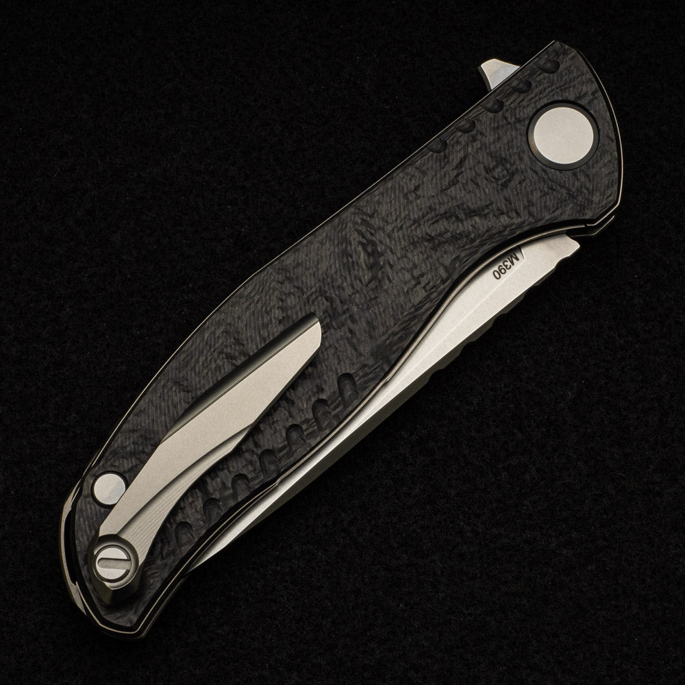 SHIROGOROV F3 NS - M390 Blade - Carbon Fiber Handle - MRBS