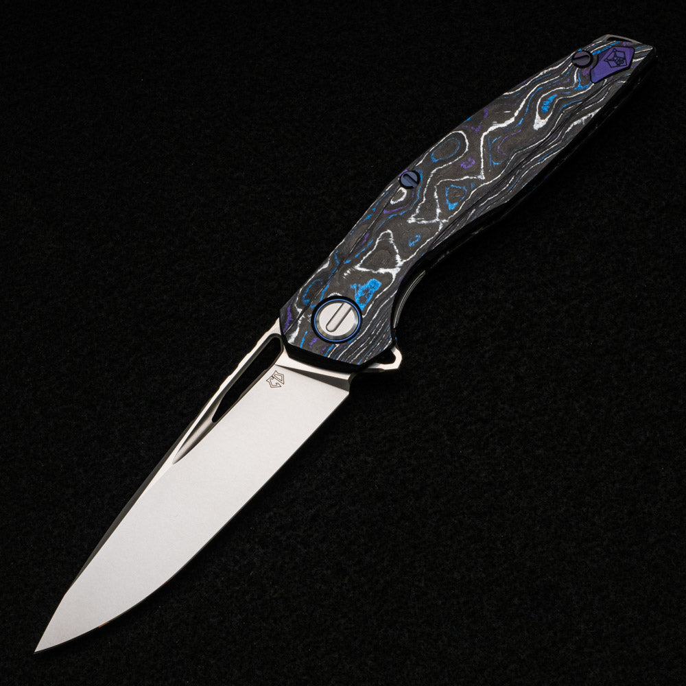 Shirogorov Custom Division 111 Deep Space - CarboTi Handle - S110V Blade - RBS