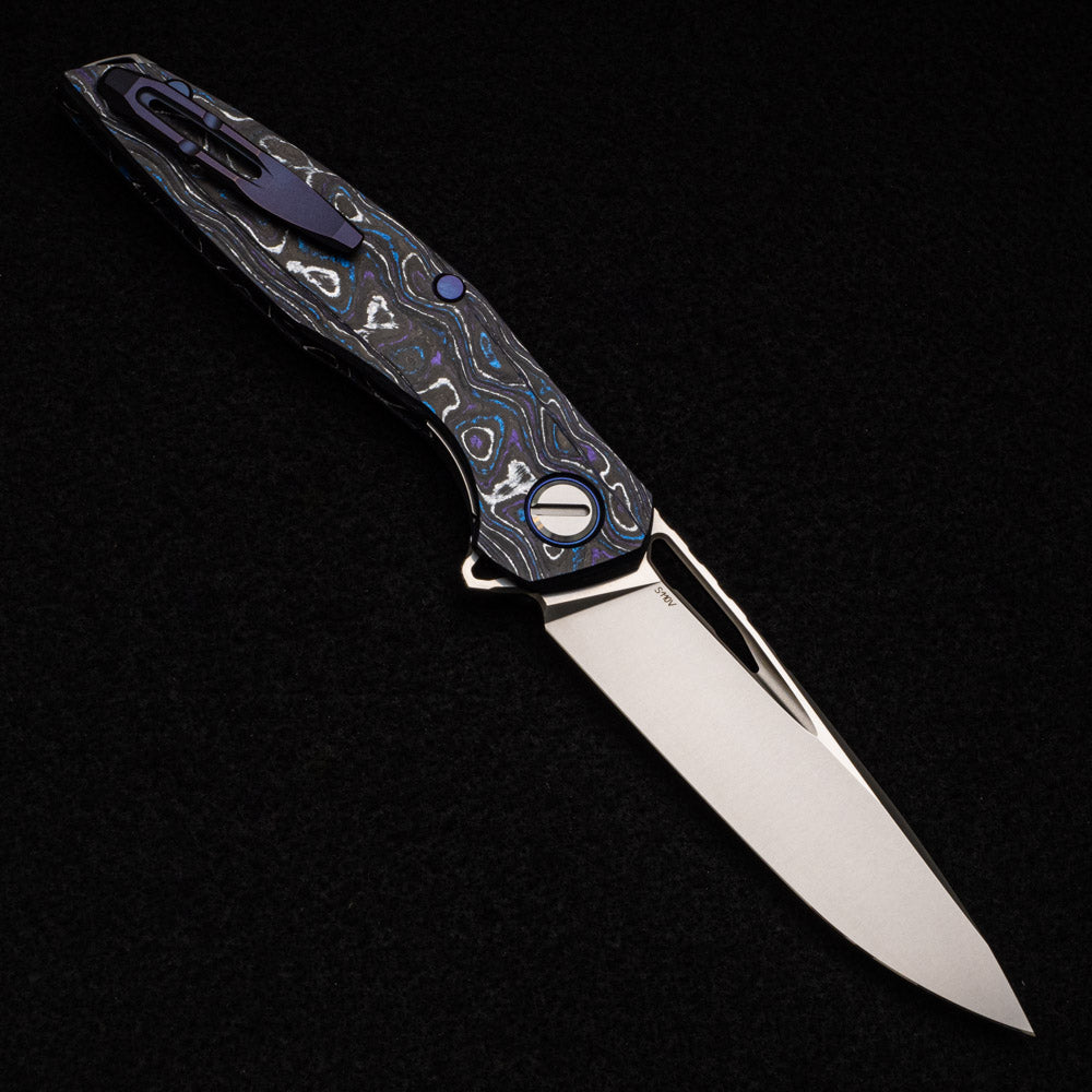 Shirogorov Custom Division 111 Deep Space - CarboTi Handle - S110V Blade - RBS