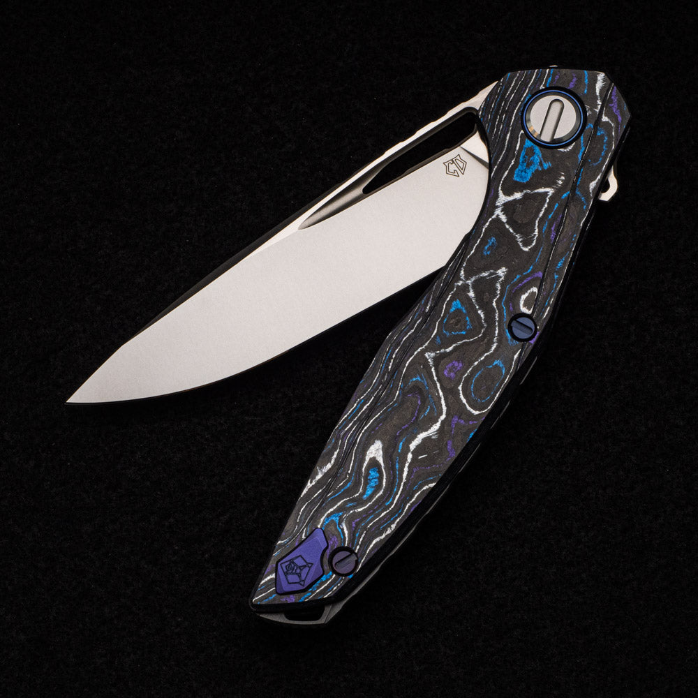 Shirogorov Custom Division 111 Deep Space - CarboTi Handle - S110V Blade - RBS