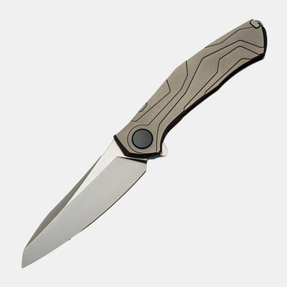 SHIROGOROV "LIMITED EDITION" SINKEVICH DESIGN KAMI FLIPPER - S110V BLADE - TITANIUM HANDLE - MRBS