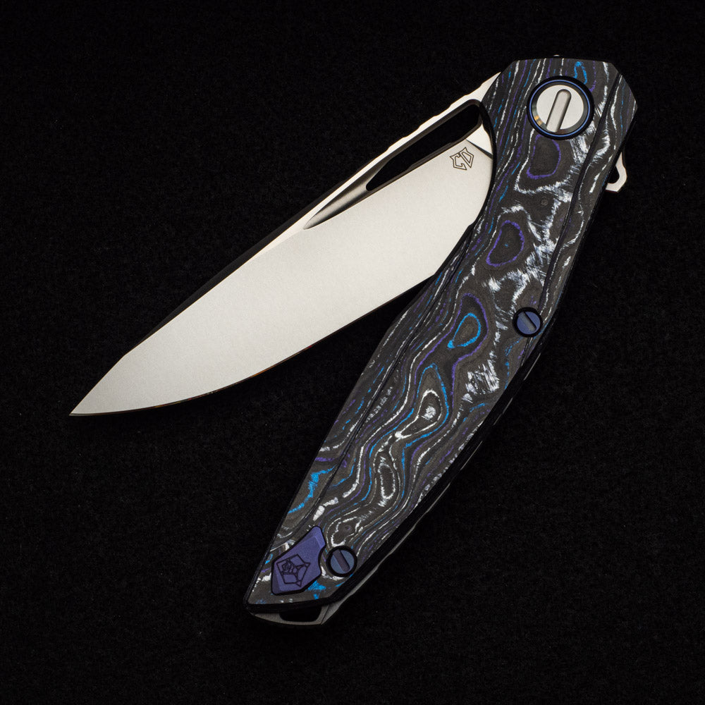 Shirogorov Custom Division 111 Deep Space - CarboTi Handle - S110V Blade - RBS