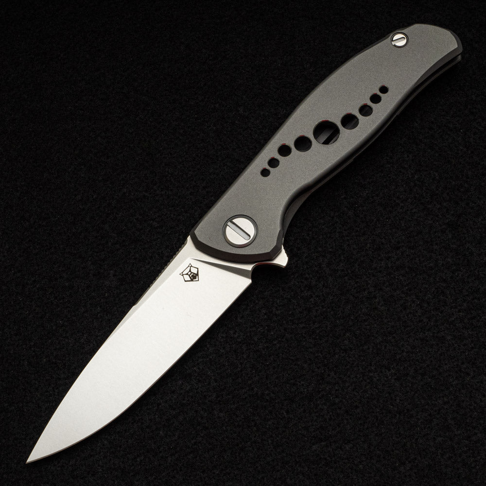 SHIROGOROV KNIVES - WR BLADEWORKS "HYDRONIAN" F95 FLIPPER - M390 BLADE - TITANIUM HANDLE - MRBS