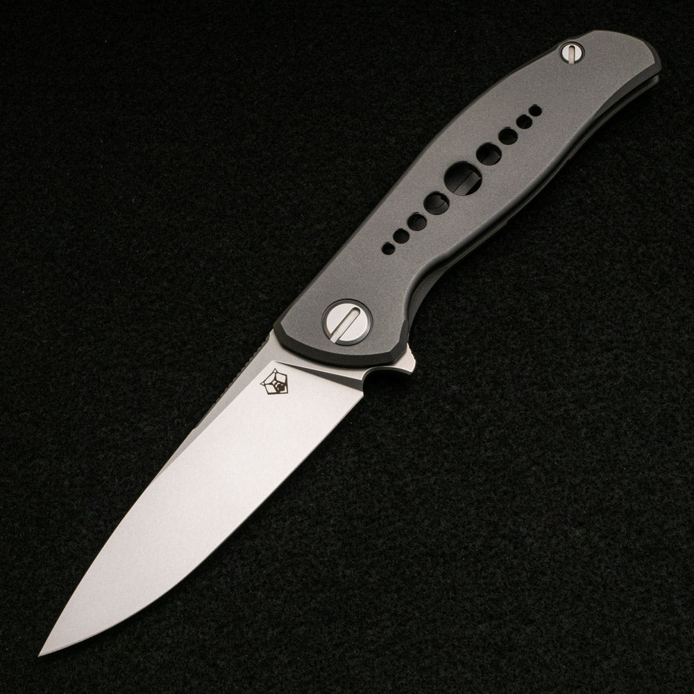 SHIROGOROV KNIVES - WR BLADEWORKS "HYDRONIAN" F95 FLIPPER - M390 BLADE - TITANIUM HANDLE - MRBS