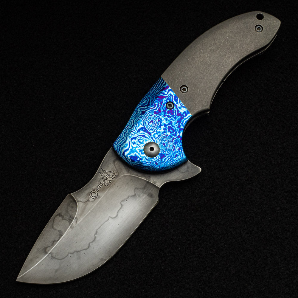 Walter Randolph SKF Timascus Bolstered Liner Lock