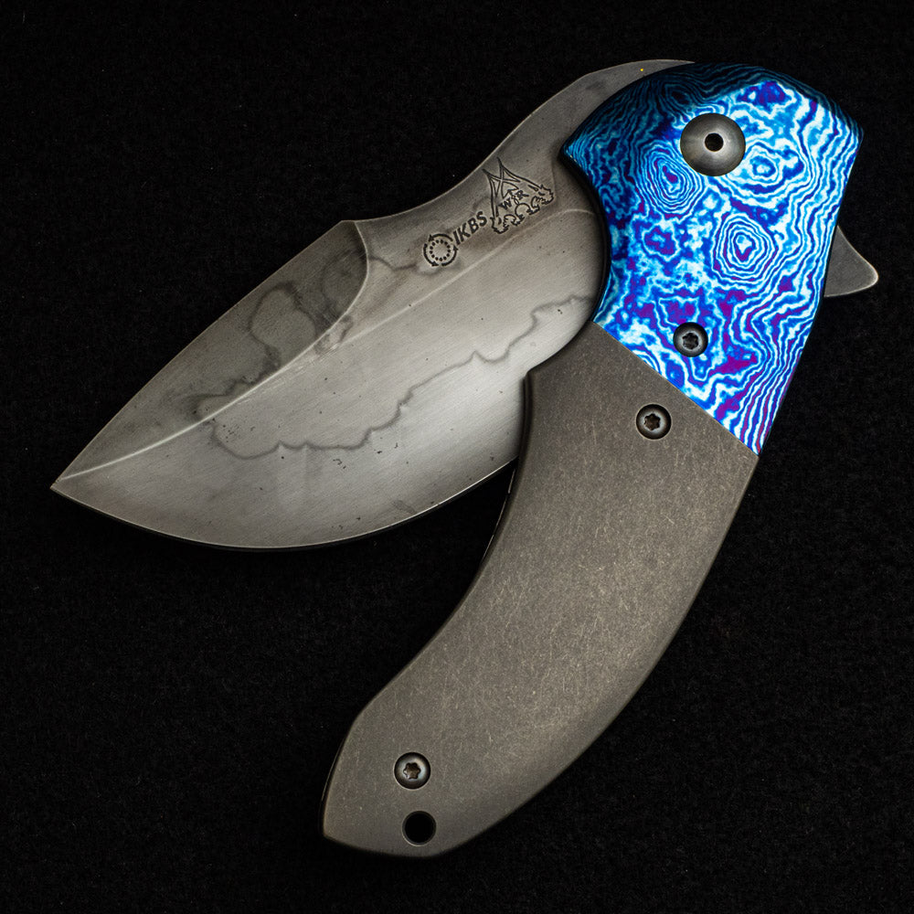 Walter Randolph SKF Timascus Bolstered Liner Lock